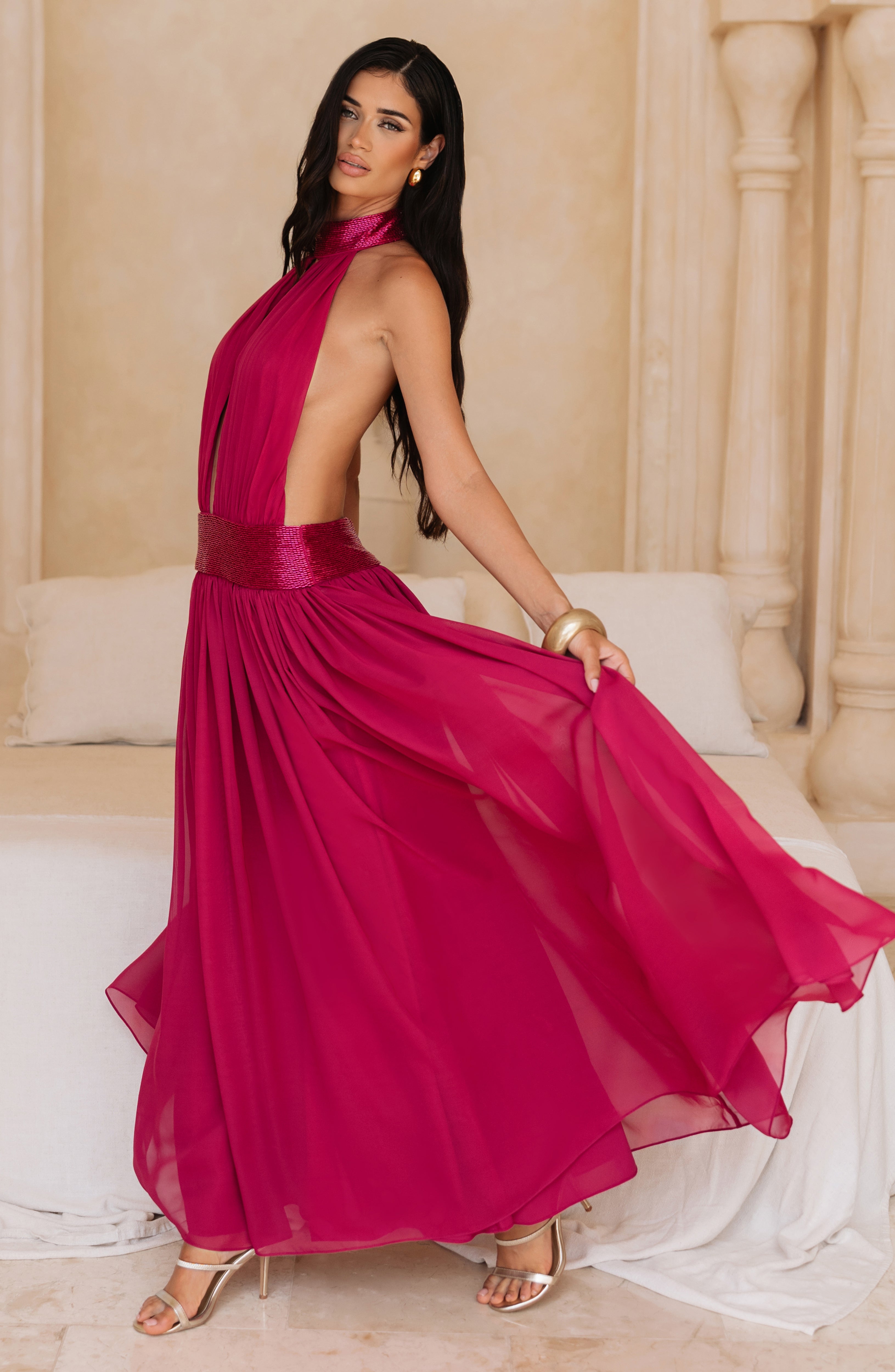 Rosalina™ - Vestido Largo de Chifón