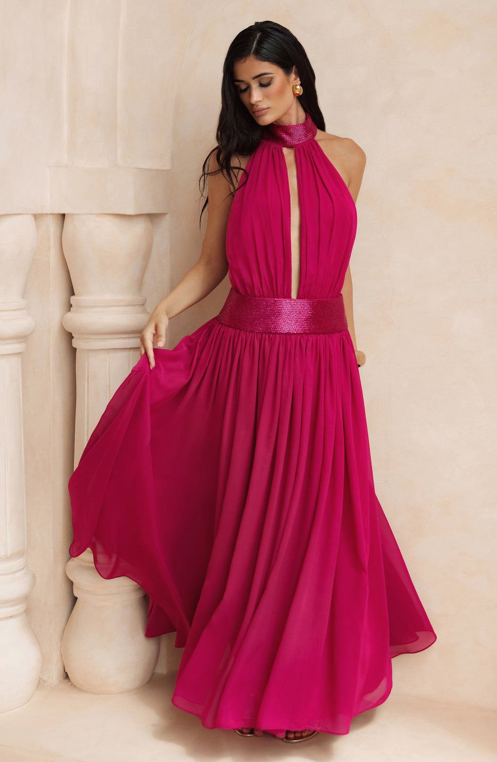 Rosalina™ - Vestido Largo de Chifón
