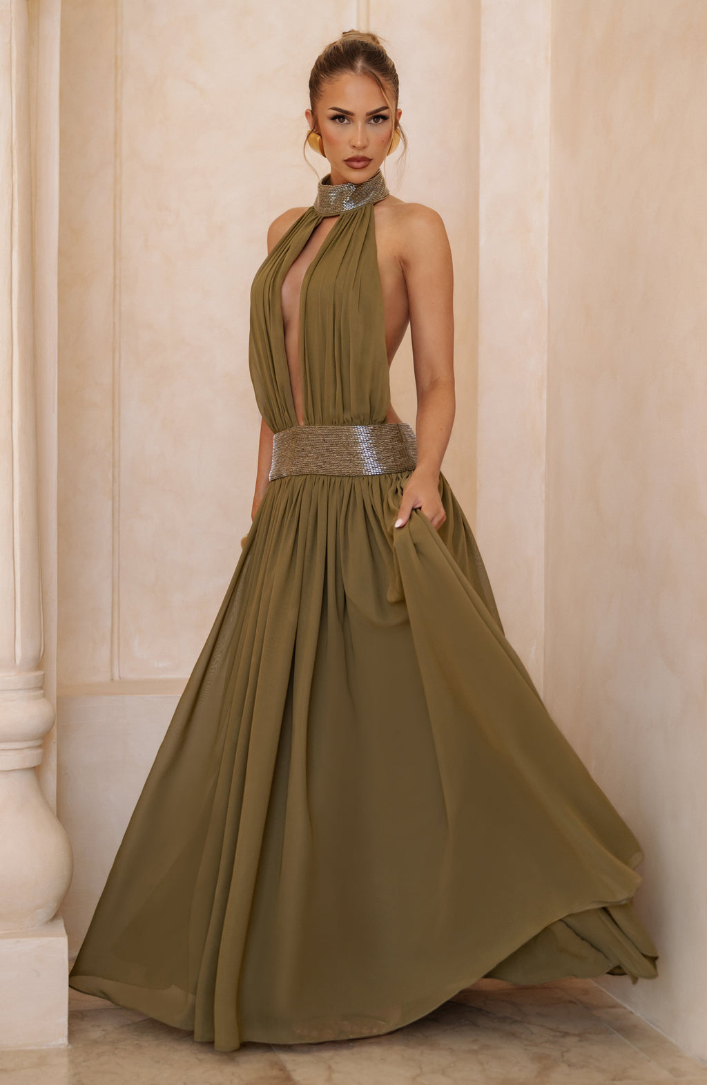 Rosalina™ - Vestido Largo de Chifón