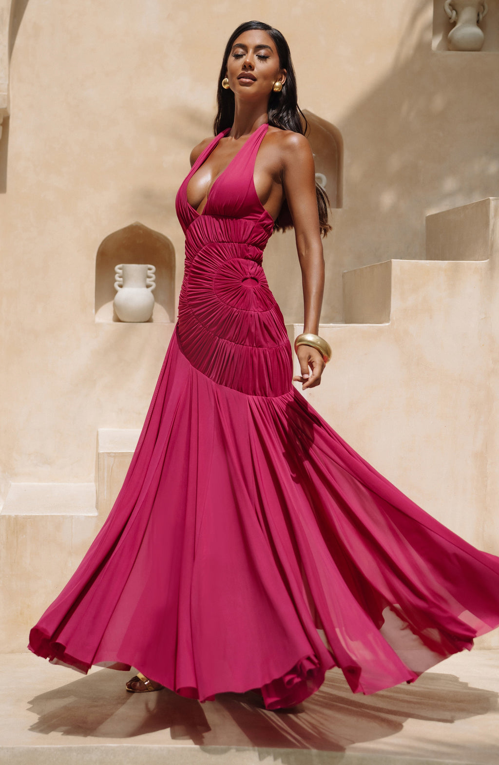 Carmen™ - Vestido Largo de Punto