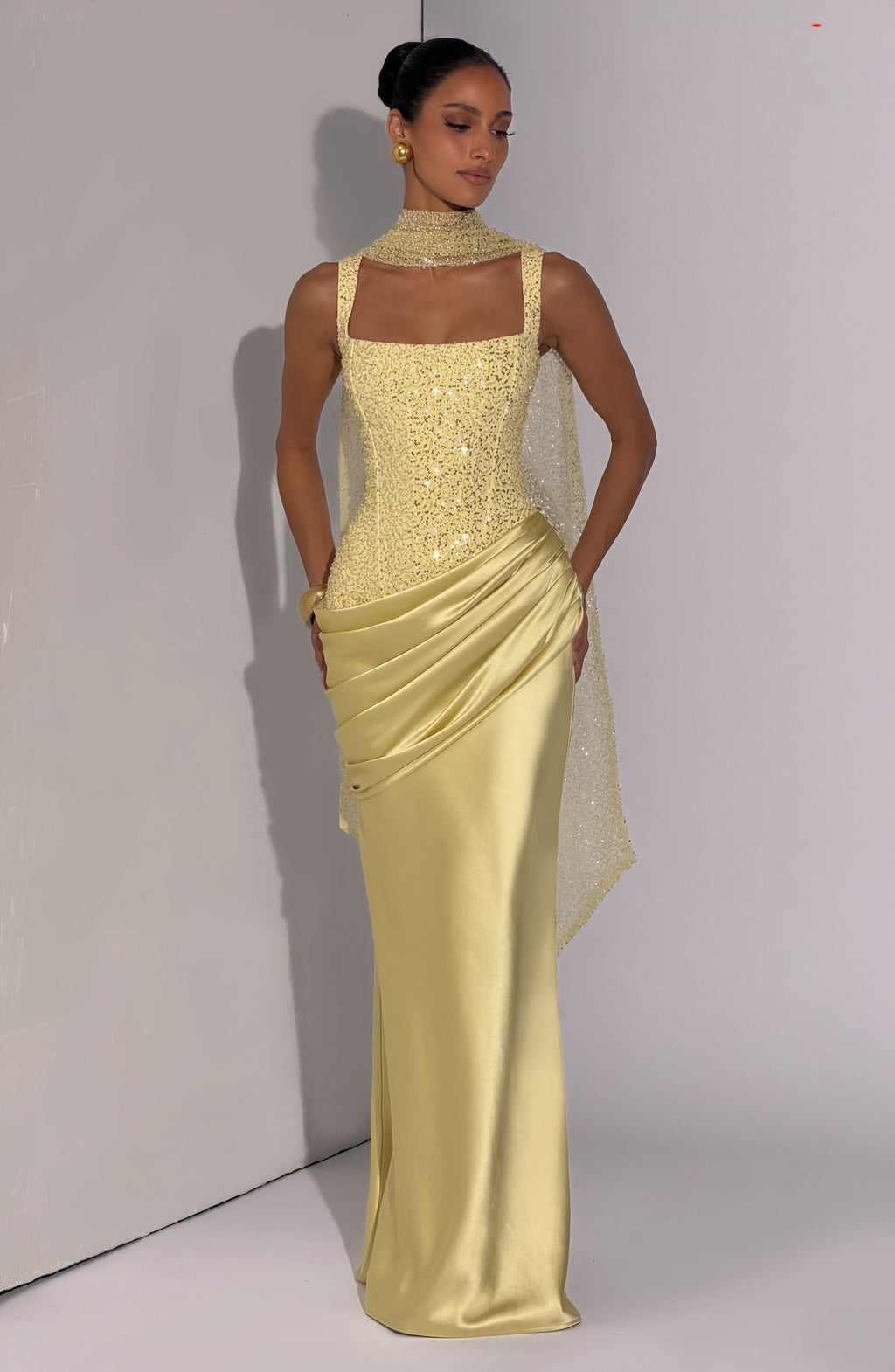 Alejandra™ - Vestido Largo de Satén