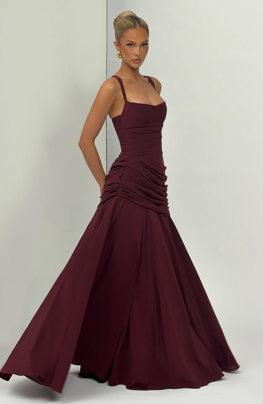 Sara™ - Vestido Largo de Chifón