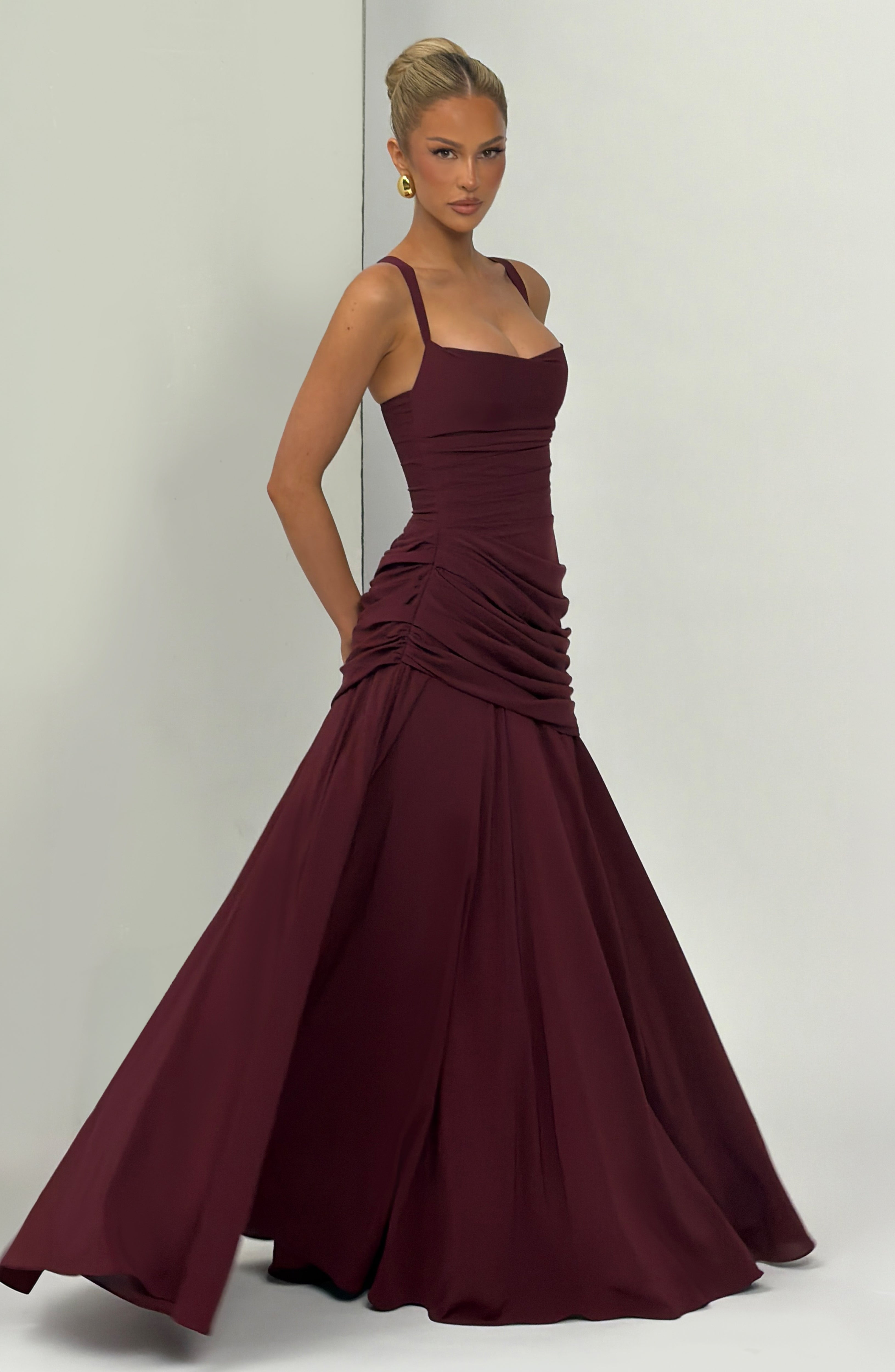 Sara™ - Vestido Largo de Chifón