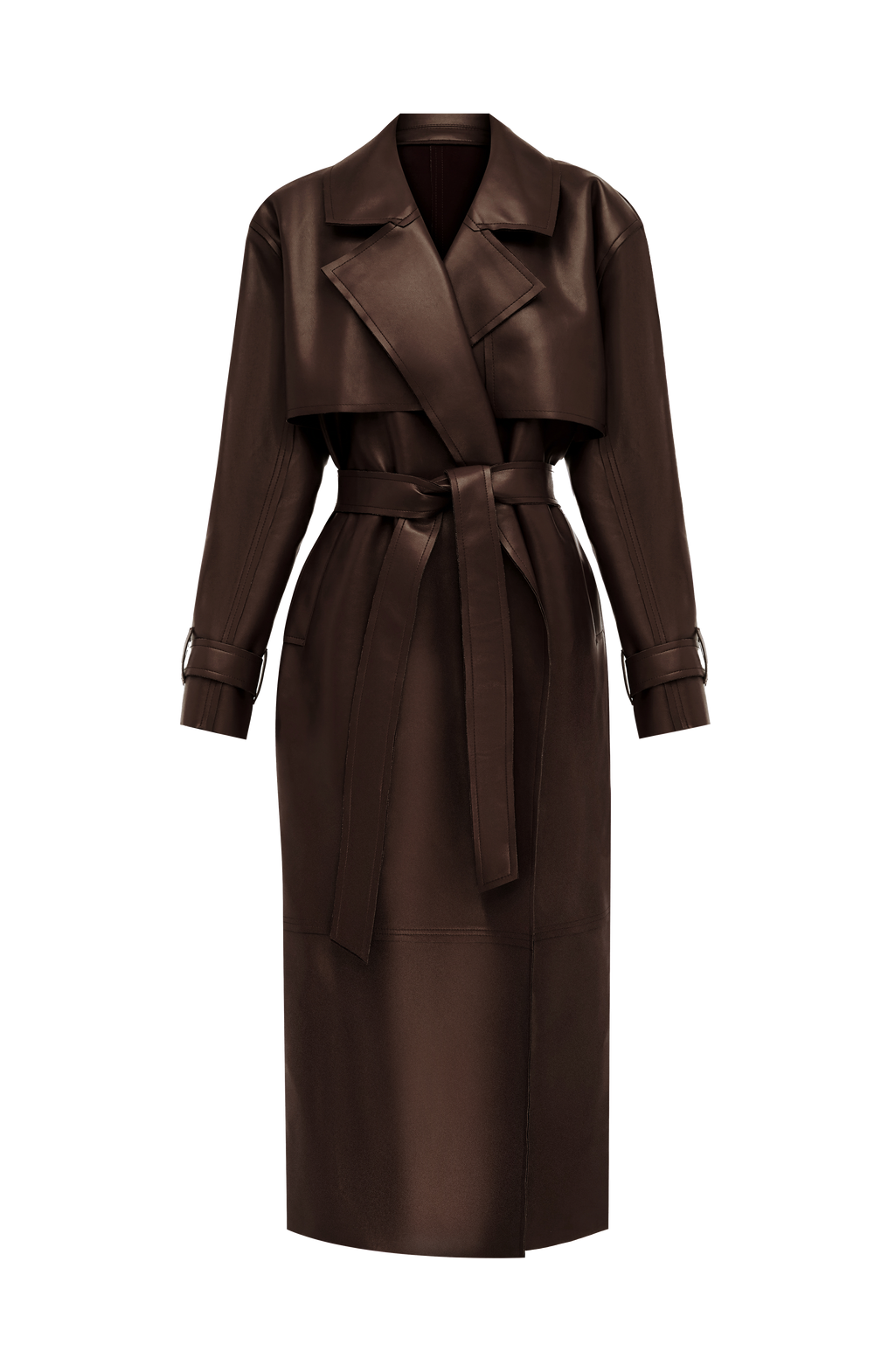 Bárbara™ - Gabardina de Polipiel