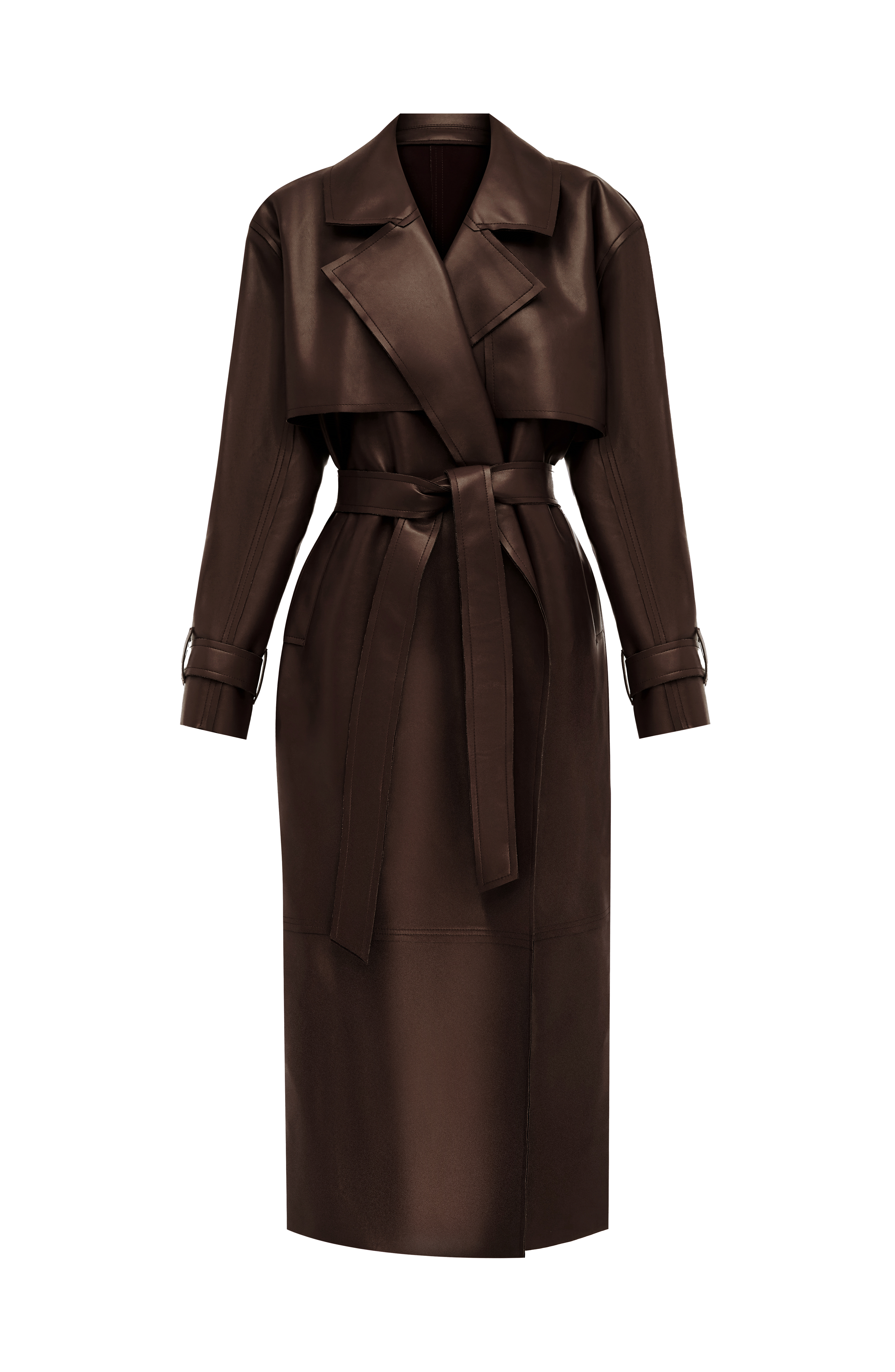 Bárbara™ - Gabardina de Polipiel