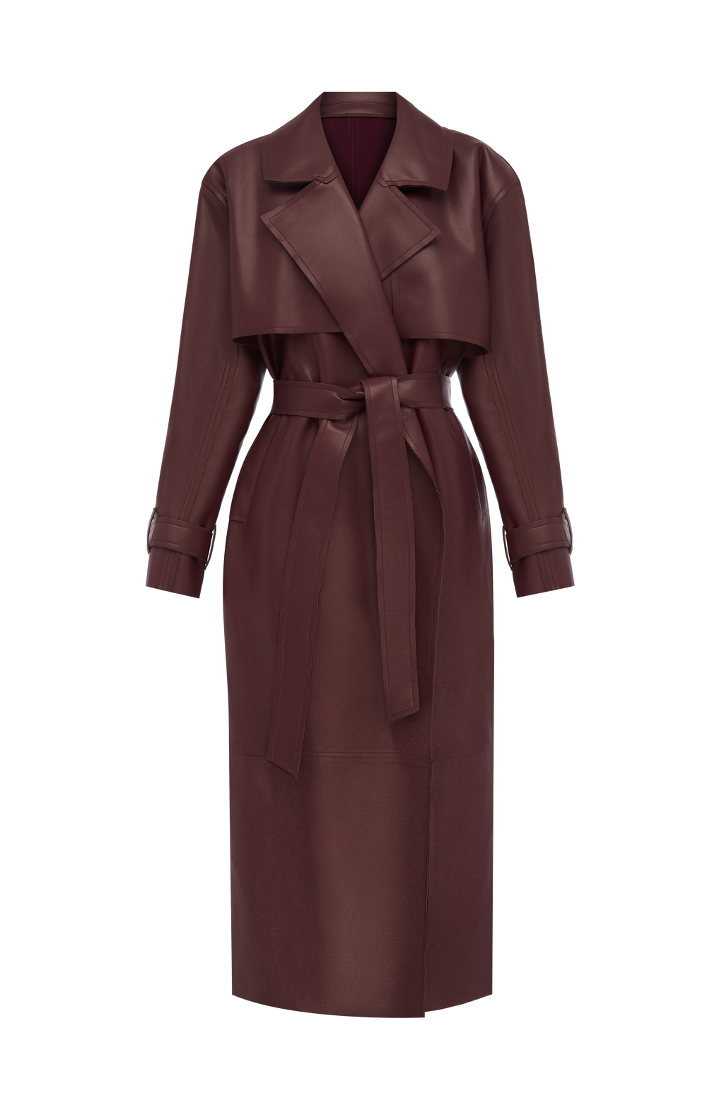 Bárbara™ - Gabardina de Polipiel