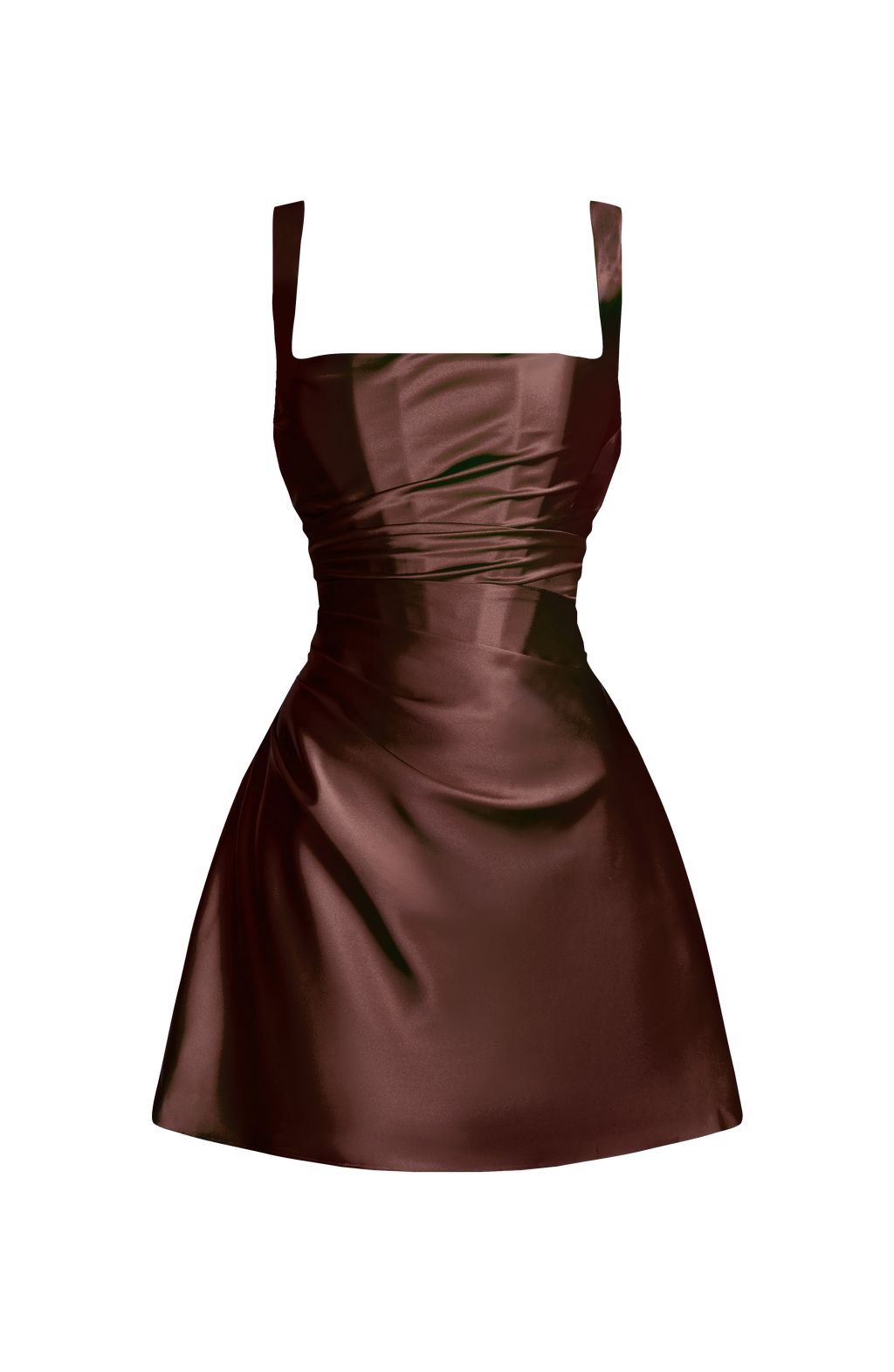 Carlota™ - Vestido Corto de Satén