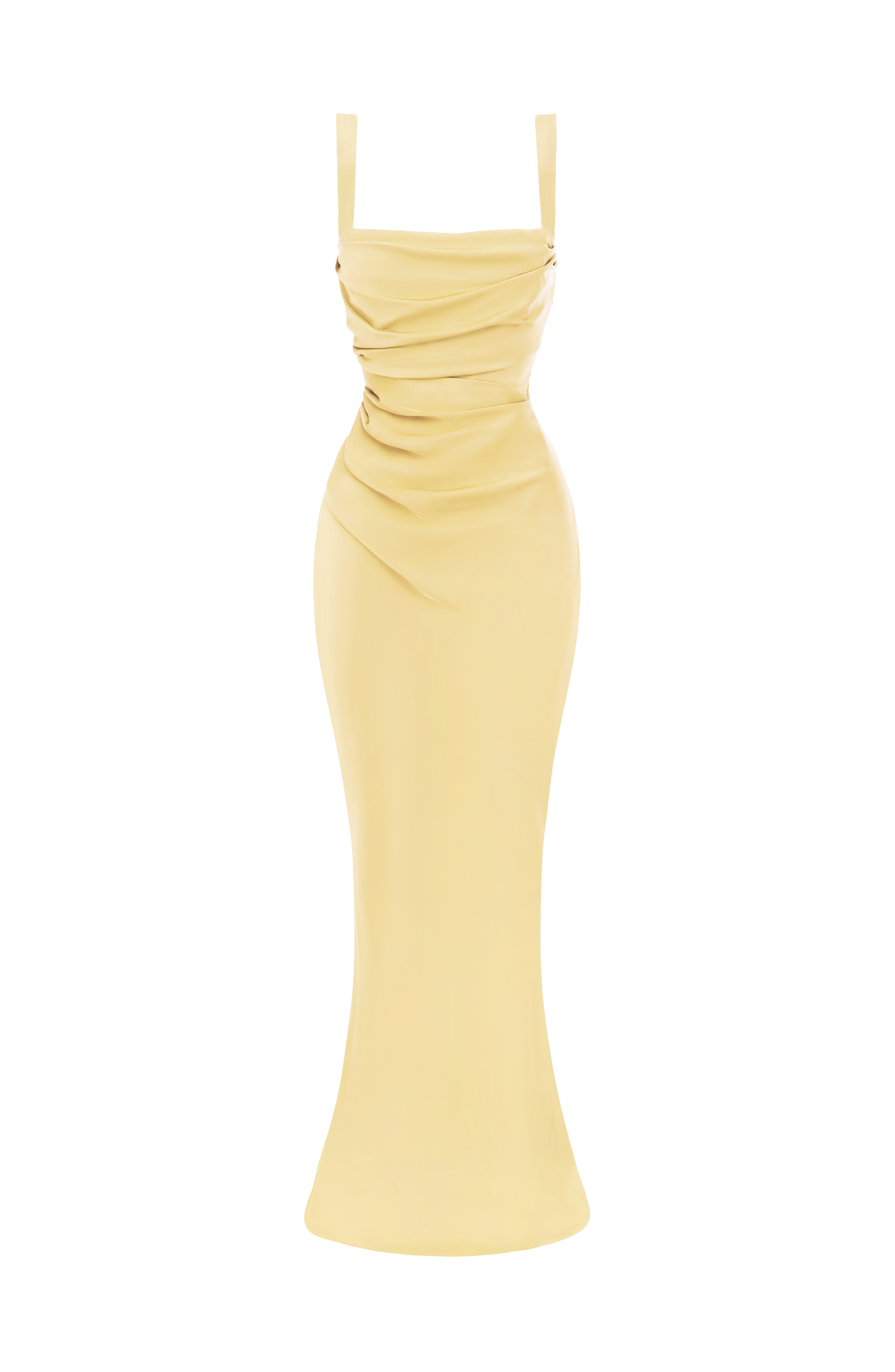 Carlota™ - Vestido Largo de Satén