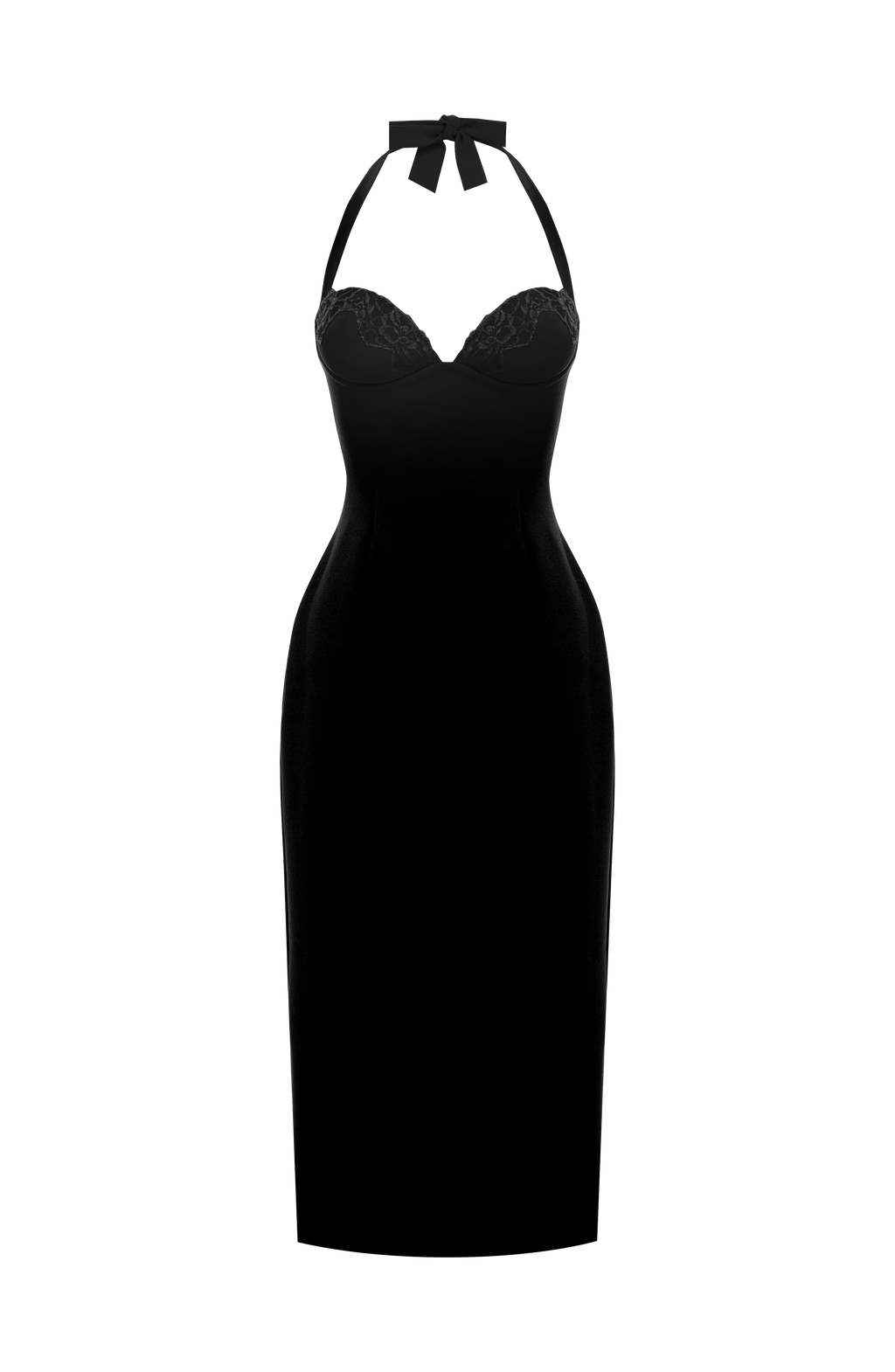 Celia™ - Vestido Midi de Crepé