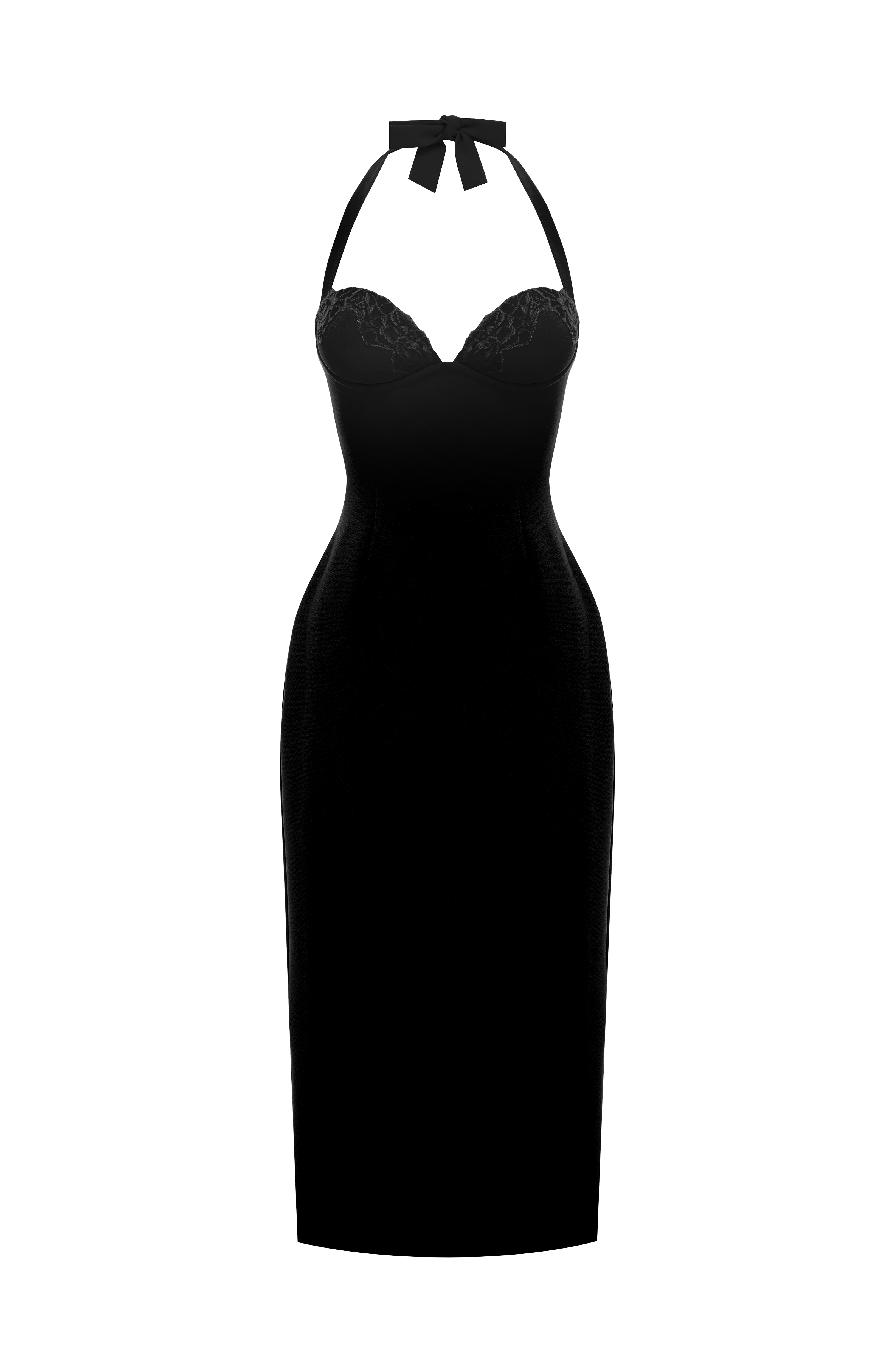 Celia™ - Vestido Midi de Crepé