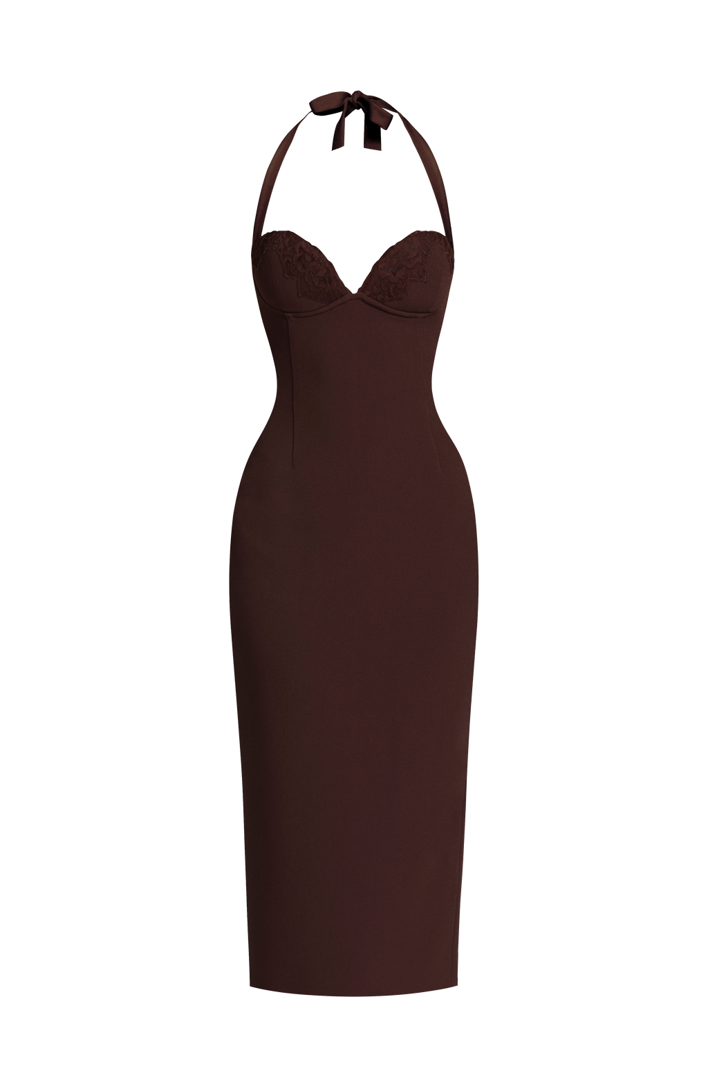 Celia™ - Vestido Midi de Crepé