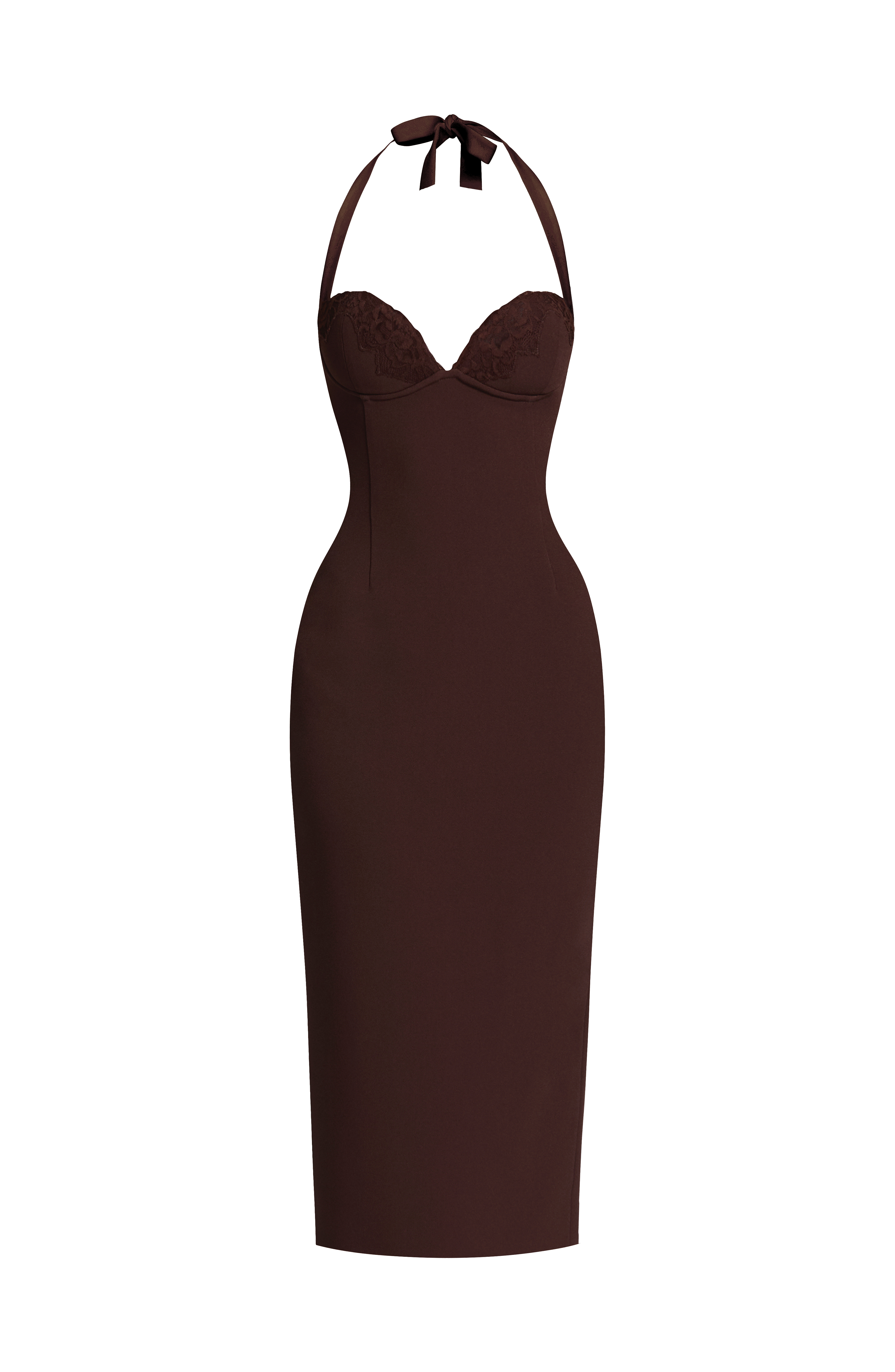 Celia™ - Vestido Midi de Crepé