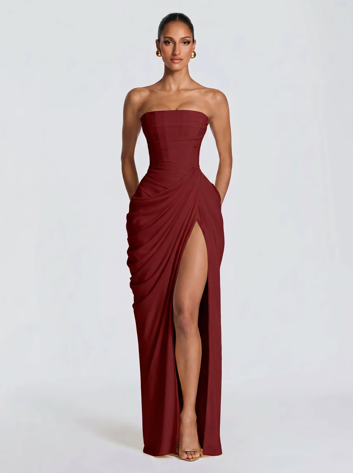 Cyra™ - Vestido Largo de Chifón