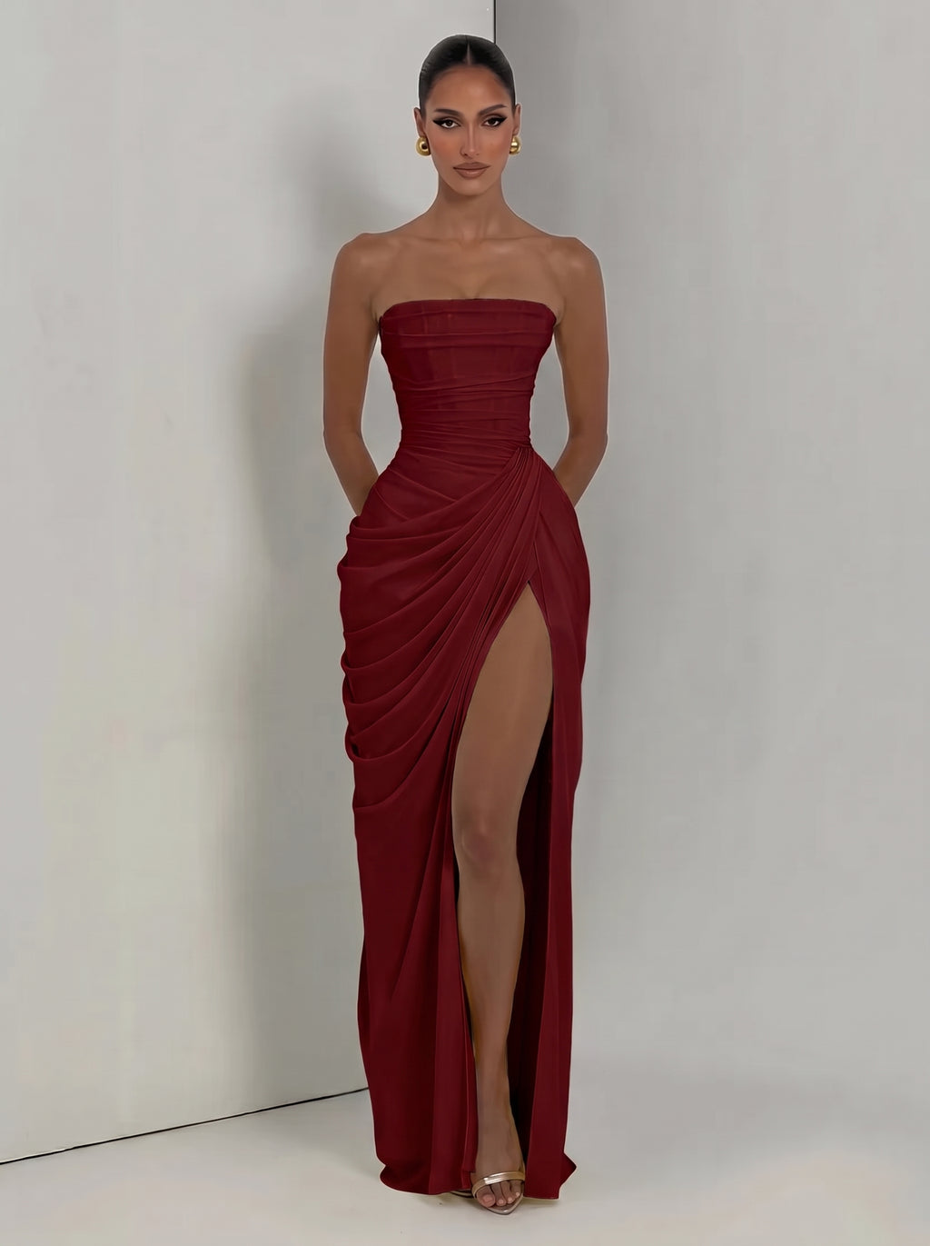 Cyra™ - Vestido Largo de Chifón