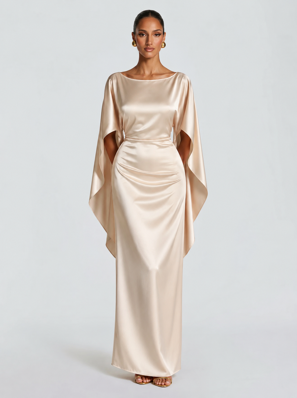 Aurora™ - Vestido de Punto con Cuello Barco