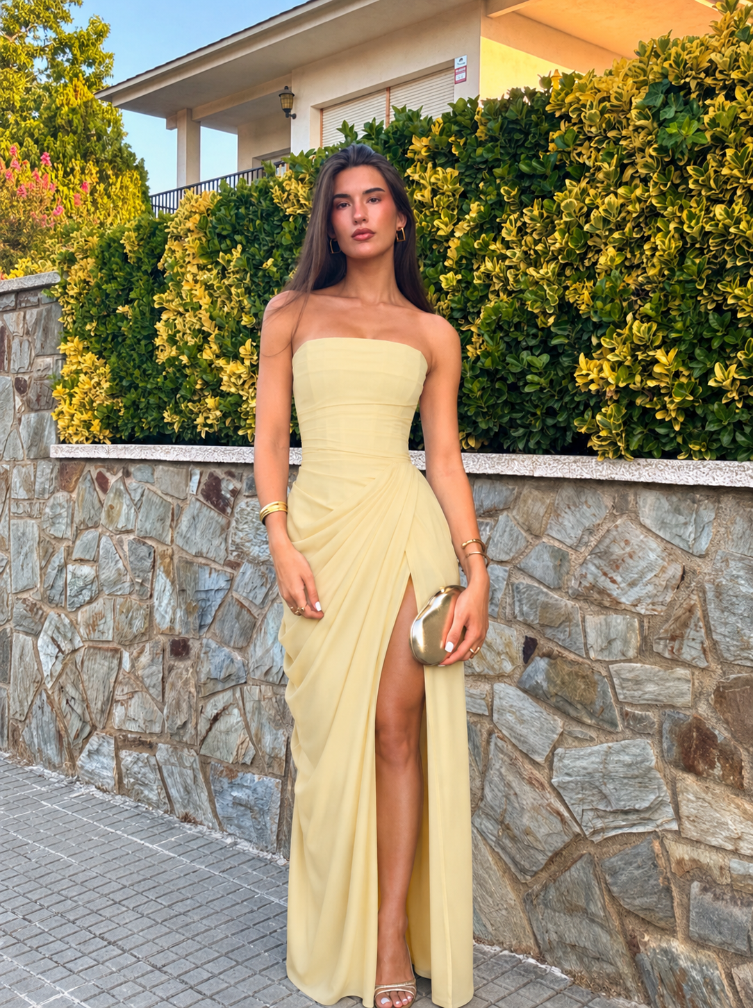 Cyra™ - Vestido Largo de Chiffon
