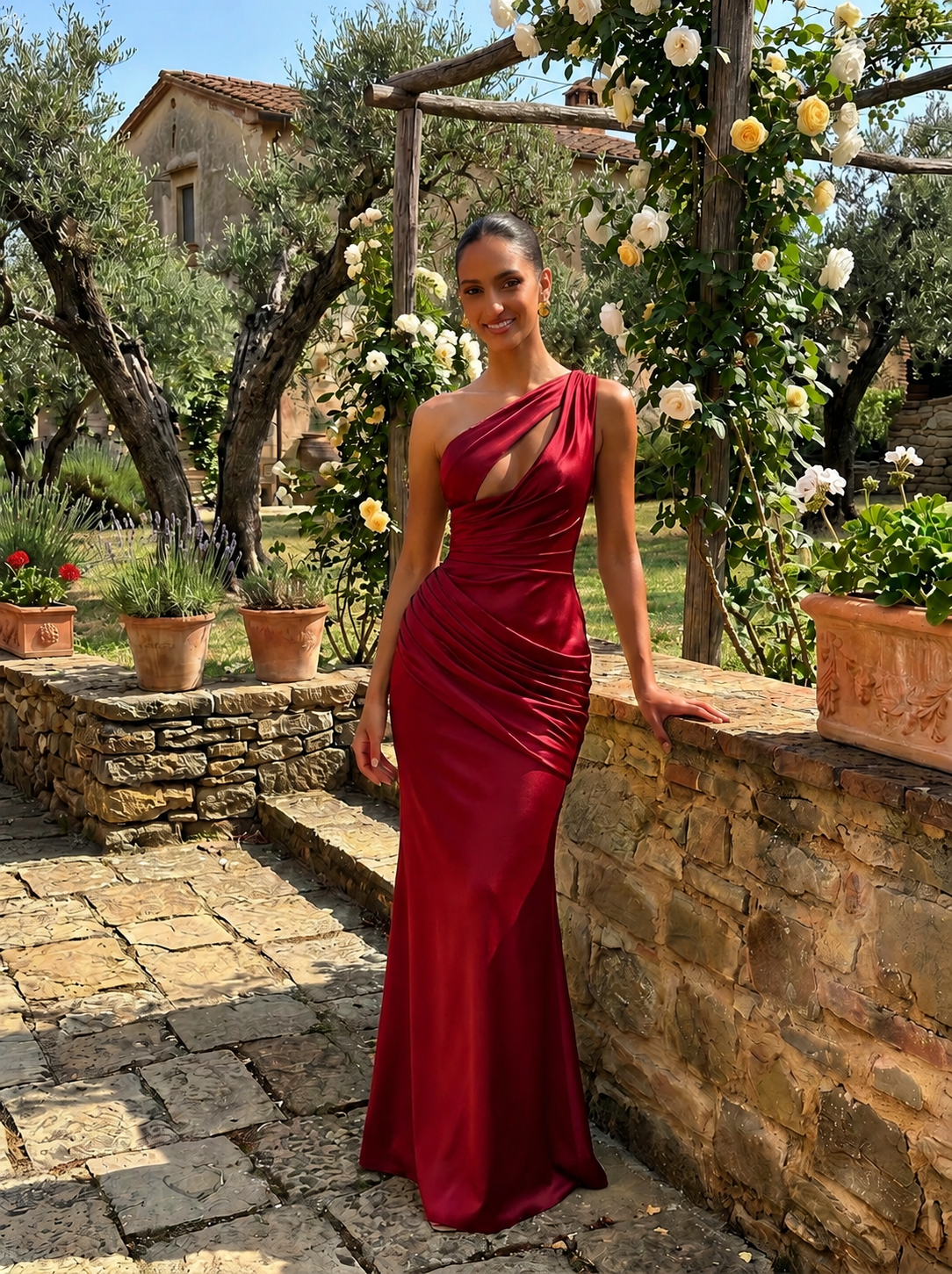 Laura™ - Vestido Largo en Satén