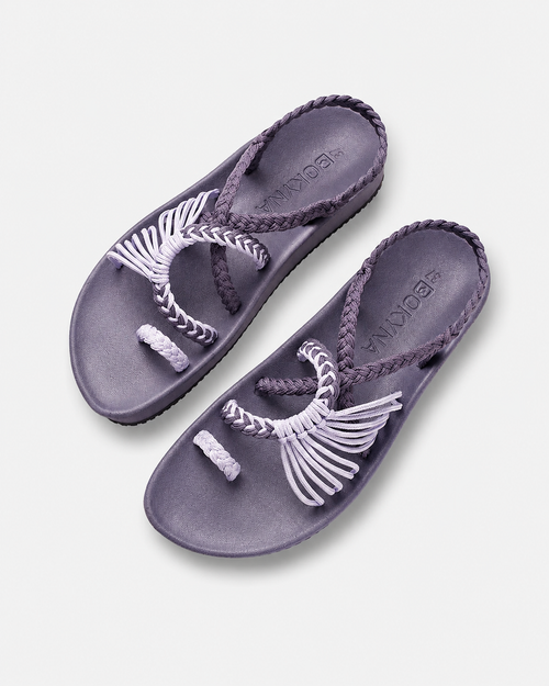 Bokyna™ - Sandalias Artesanales Trenza Noir