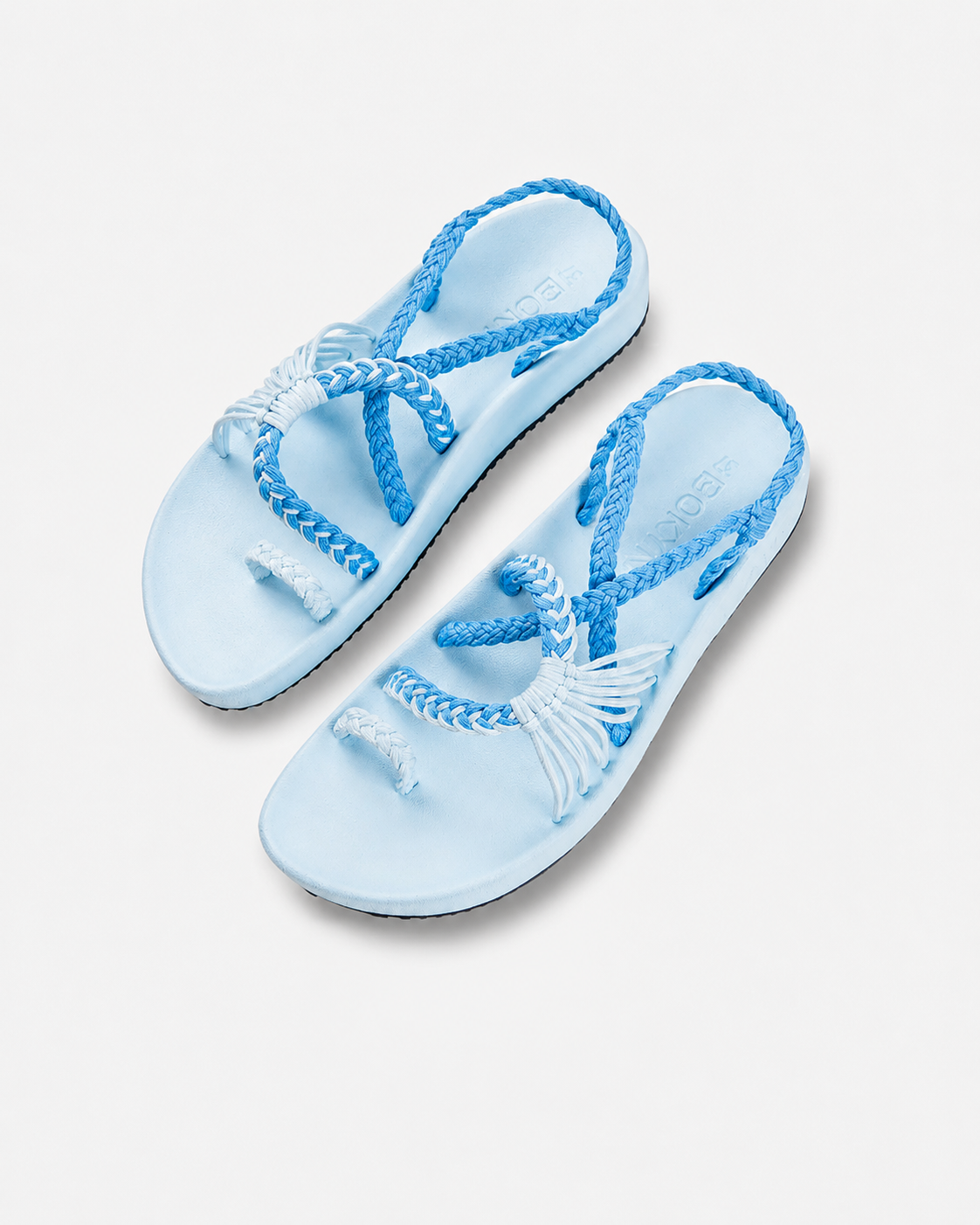 Bokyna™ - Sandalias Artesanales Trenza Noir