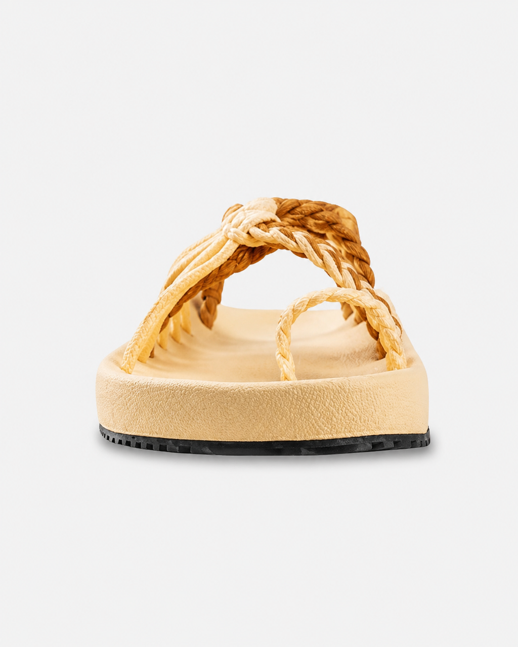 Bokyna™ - Sandalias Artesanales Trenza Noir