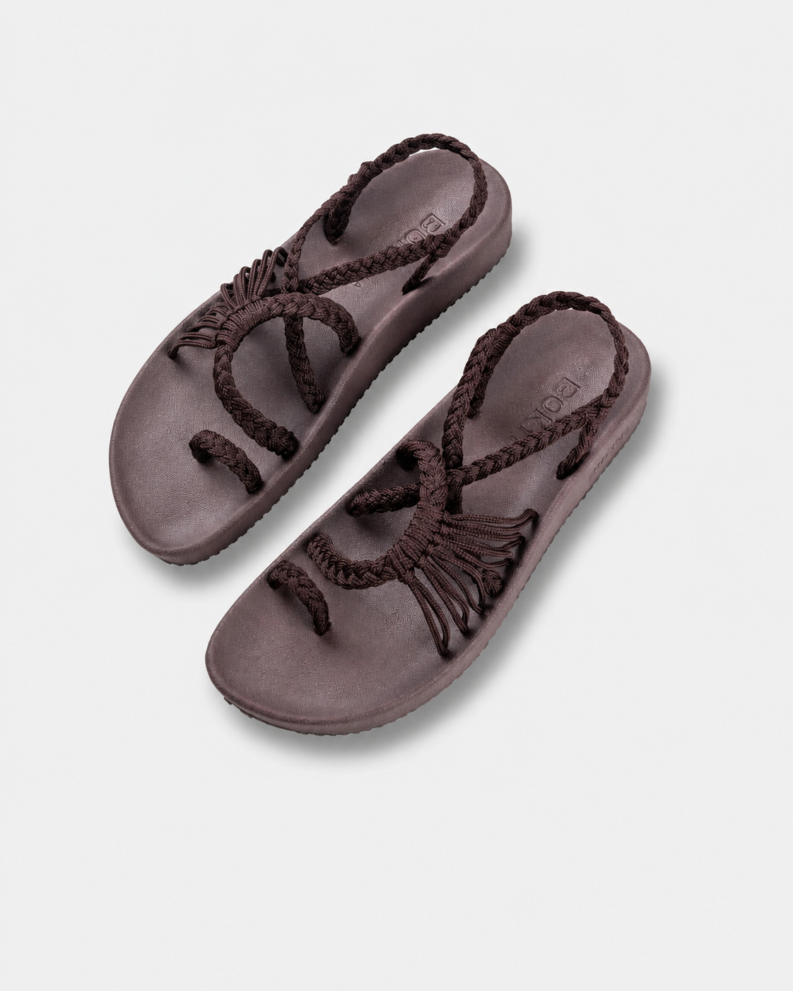 Bokyna™ - Sandalias Artesanales Trenza Noir