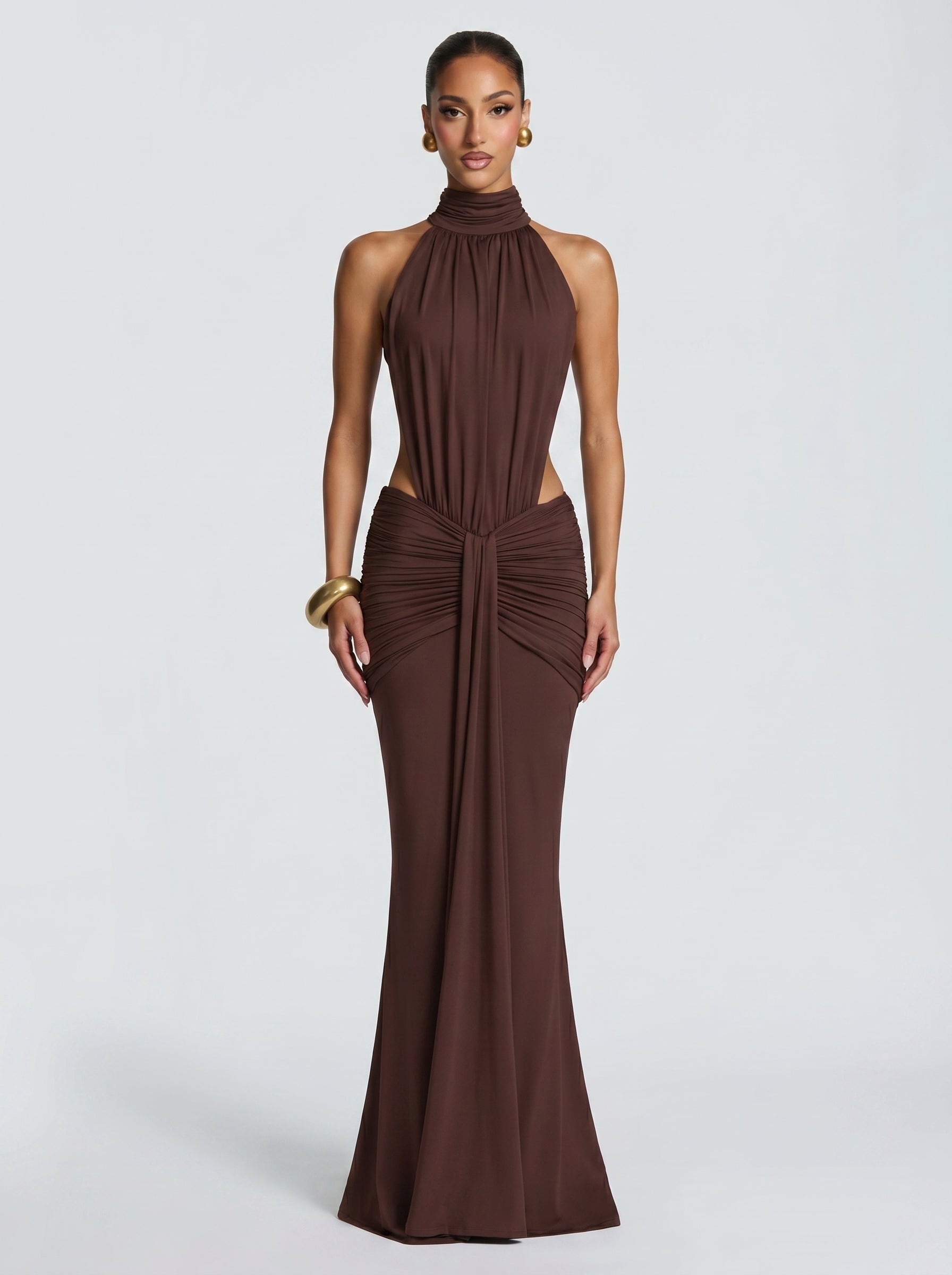 Sara™ - Vestido de Gala Fluido con Abertura