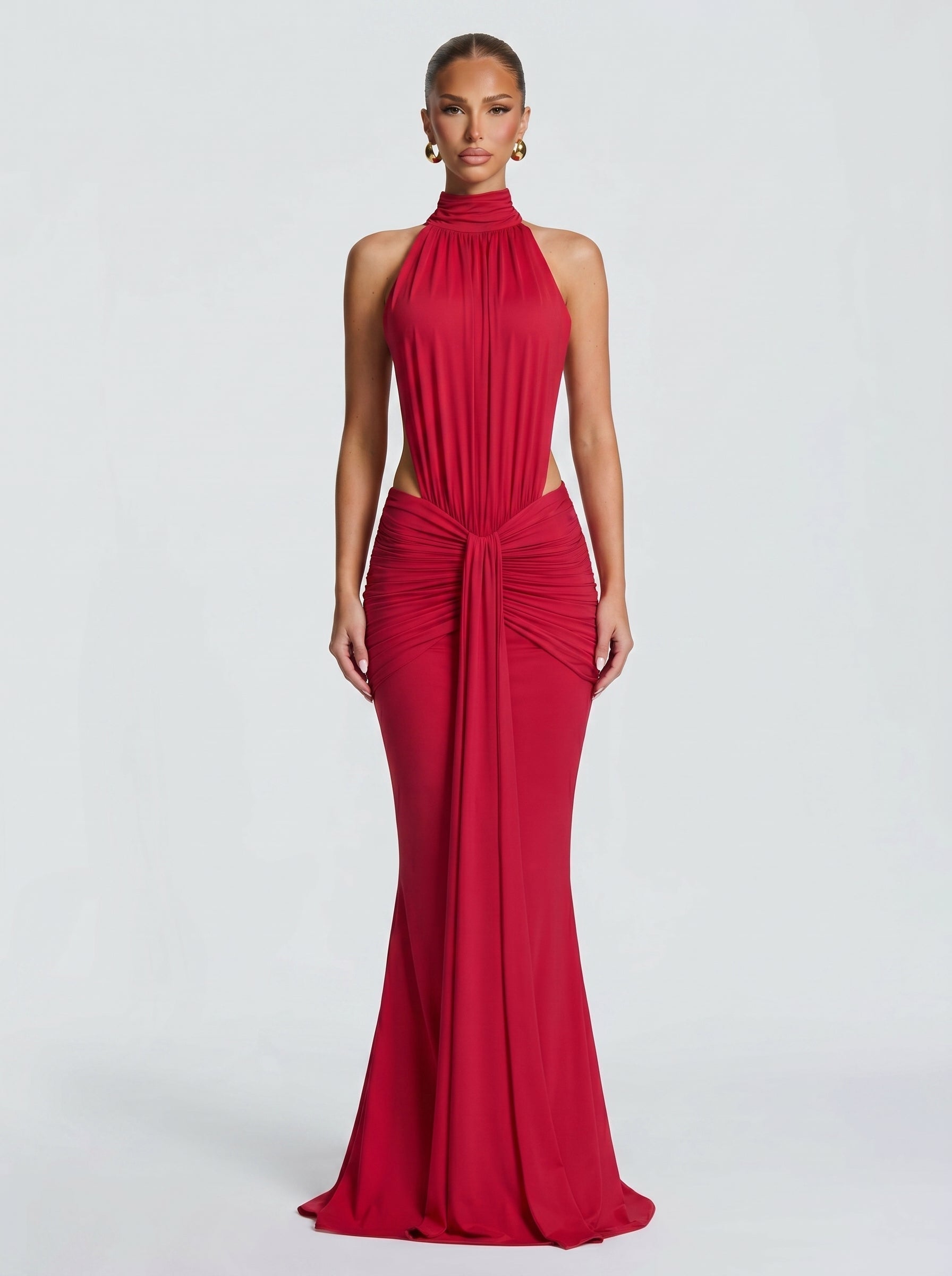 Sara™ - Vestido de Gala Fluido con Abertura