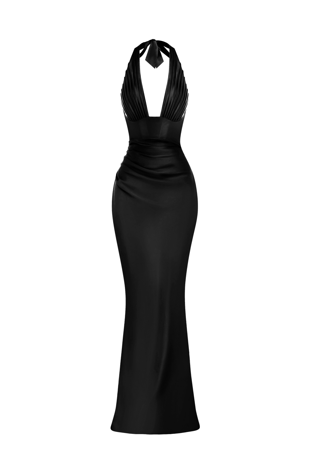 Elena™ - Vestido Largo de Satén