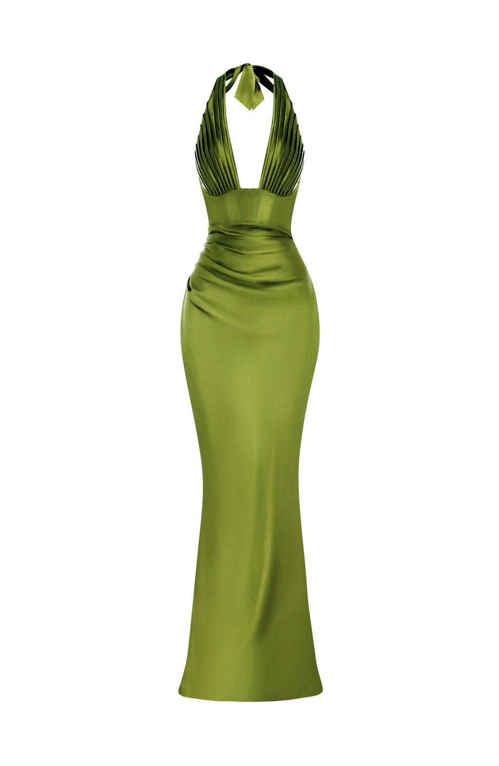 Elena™ - Vestido Largo de Satén