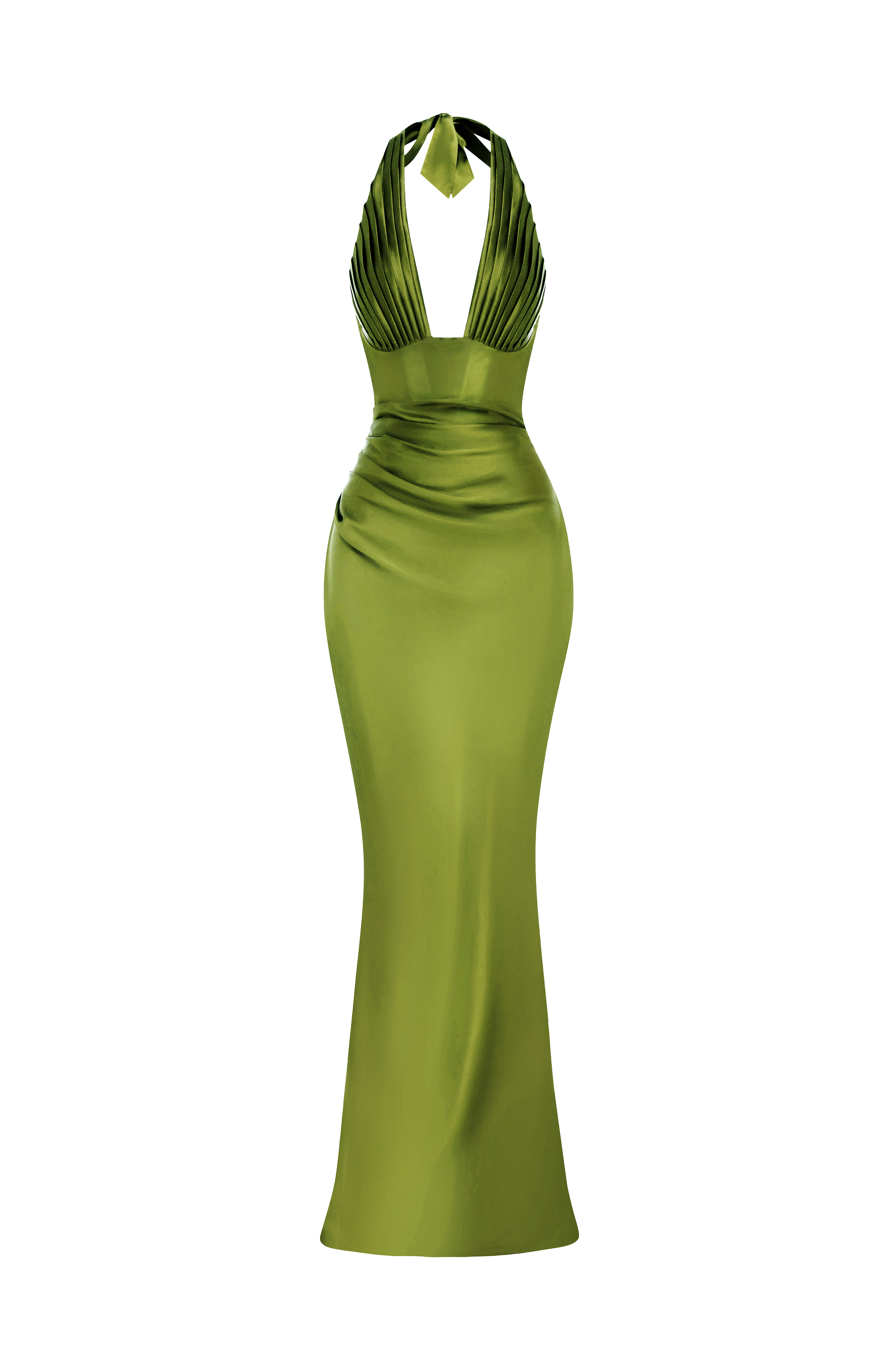 Elena™ - Vestido Largo de Satén
