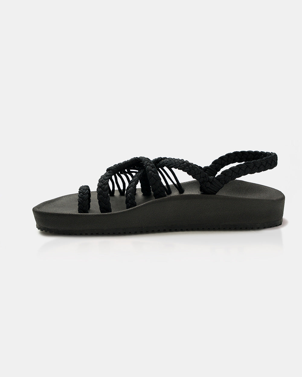 Bokyna™ - Sandalias Artesanales Trenza Noir
