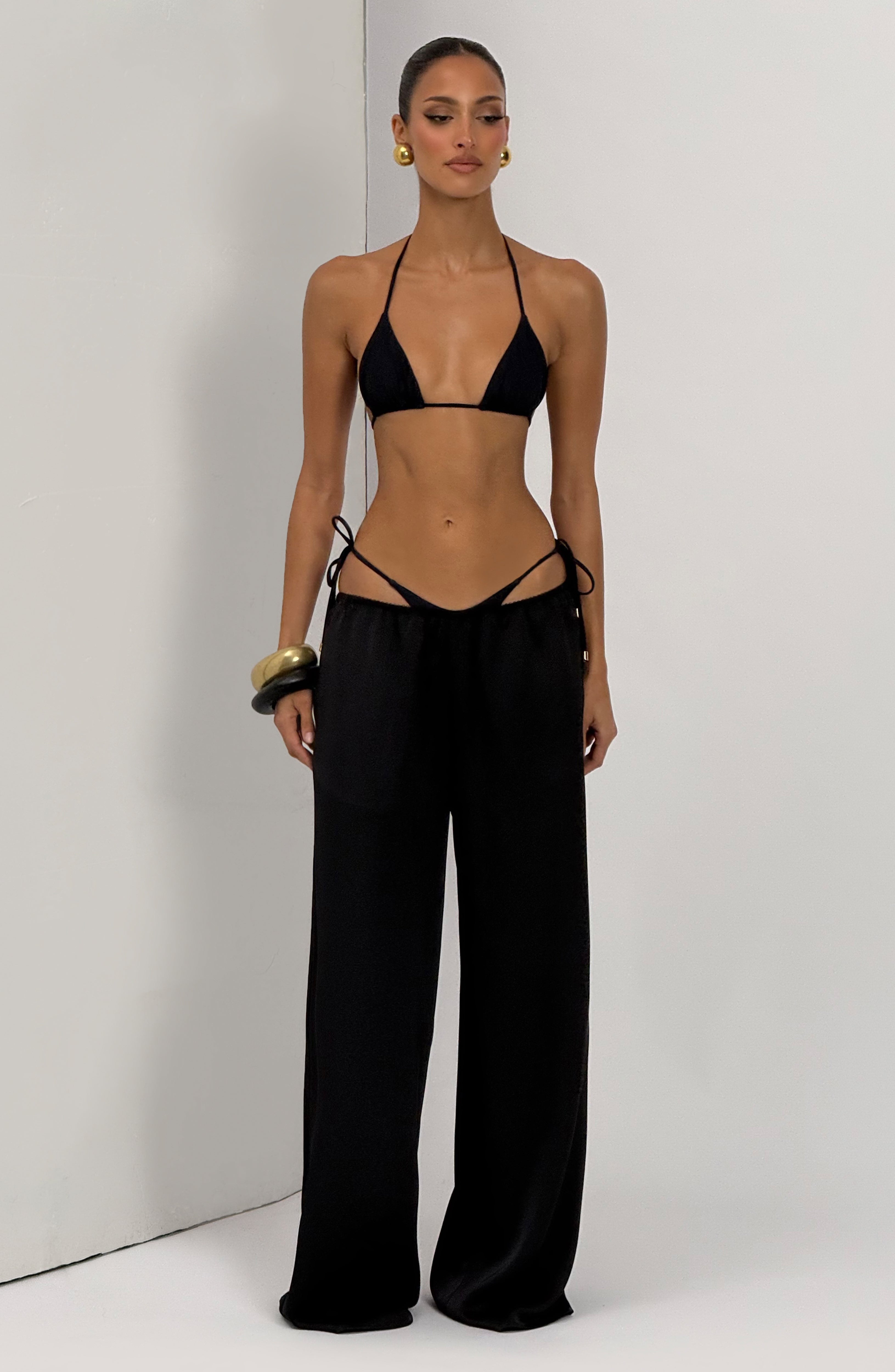 Soraya™ - Pantalón Palazzo de Satén