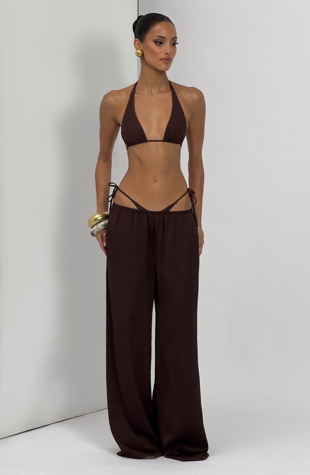 Soraya™ - Pantalón Palazzo de Satén