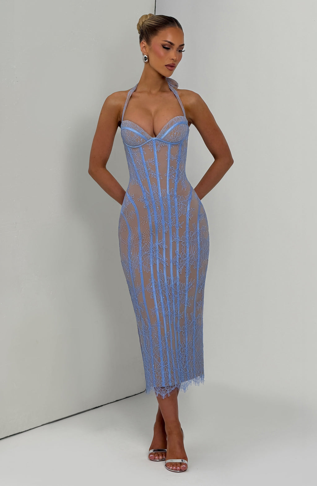 Rocío™ - Vestido Midi de Encaje