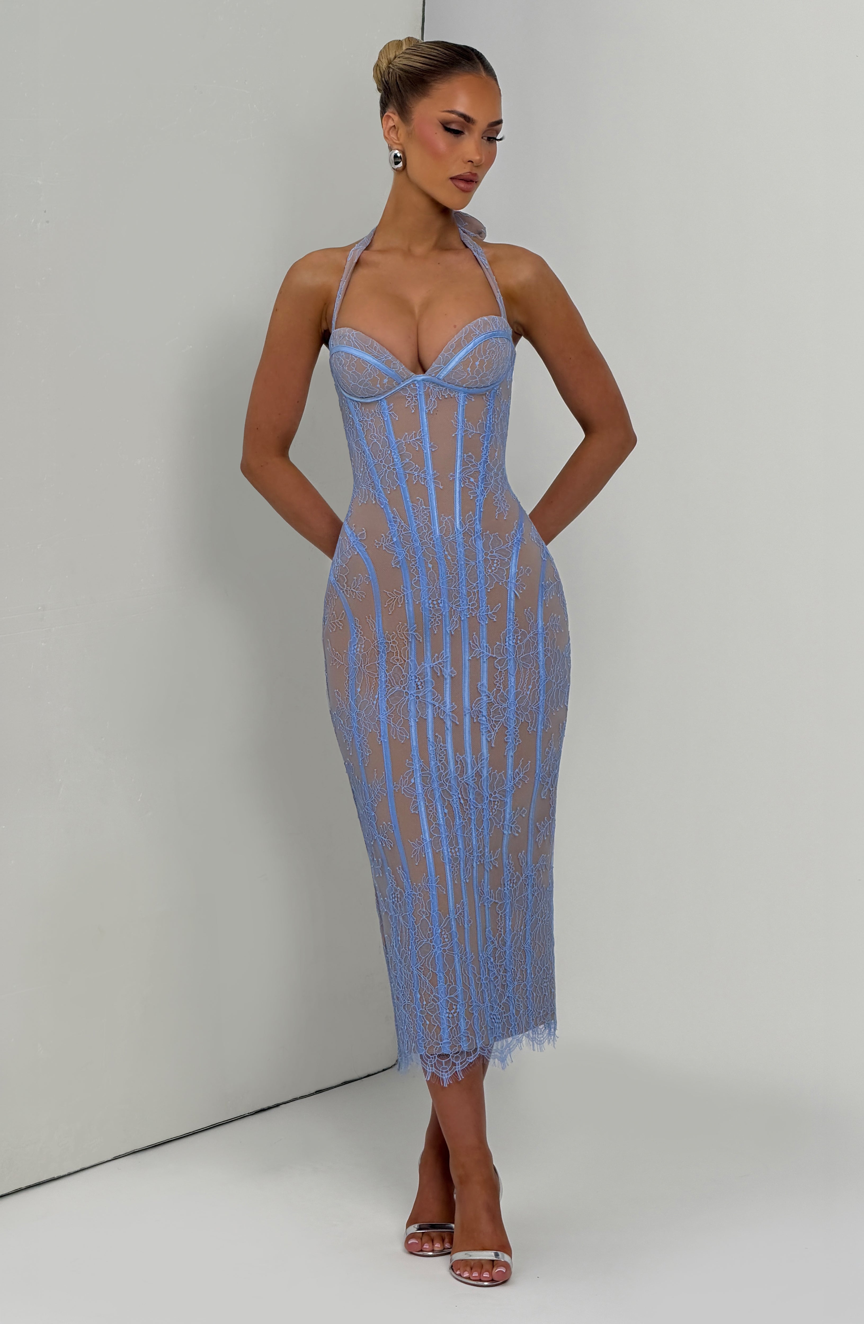 Rocío™ - Vestido Midi de Encaje