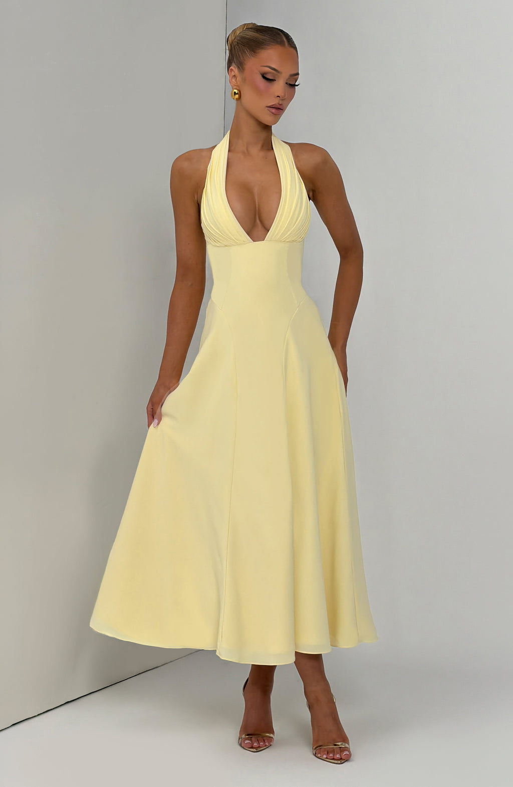 Helena™ - Vestido Midi de Chifón