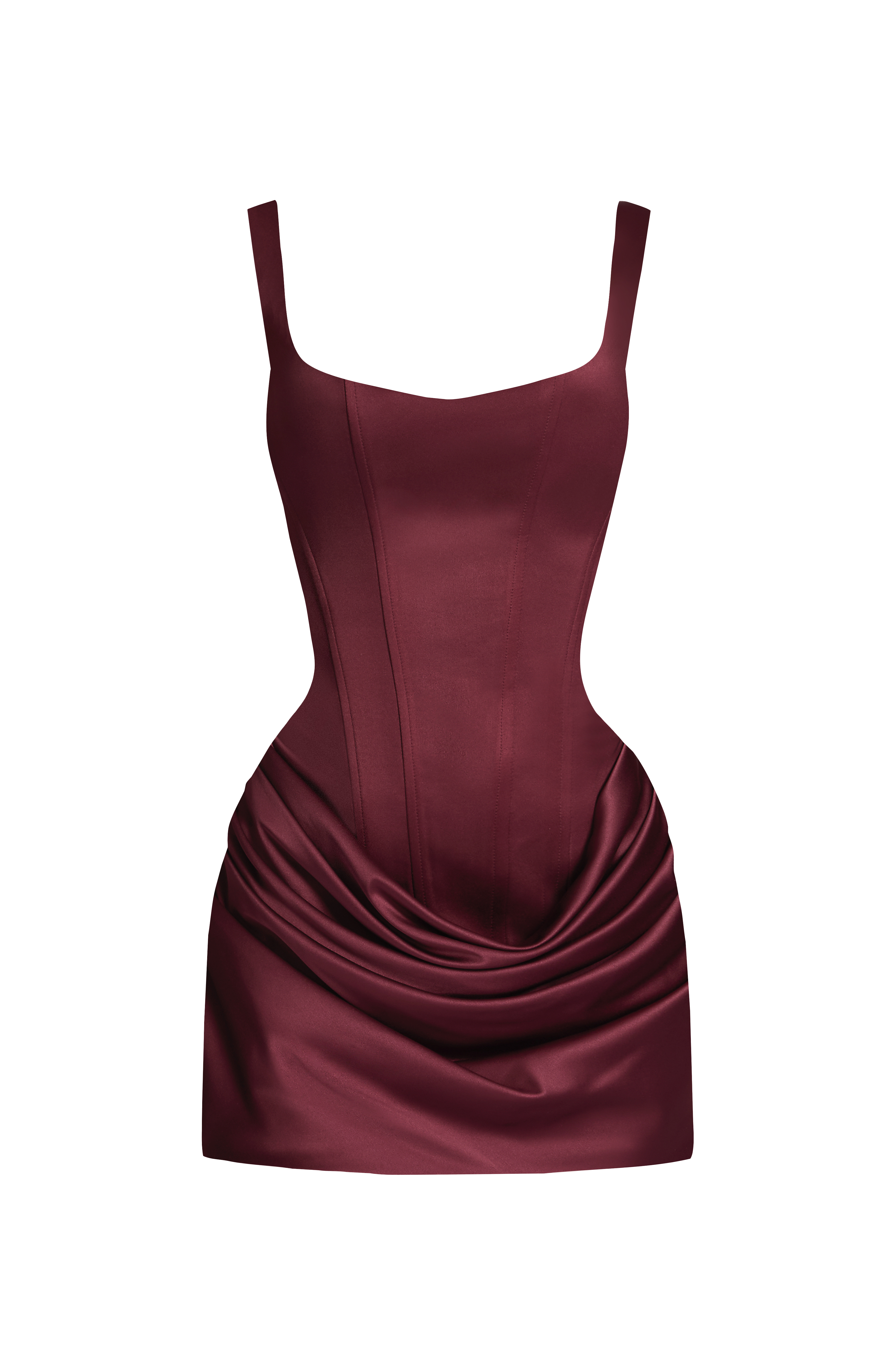 Imogen™ - Vestido Mini en Satén Blush