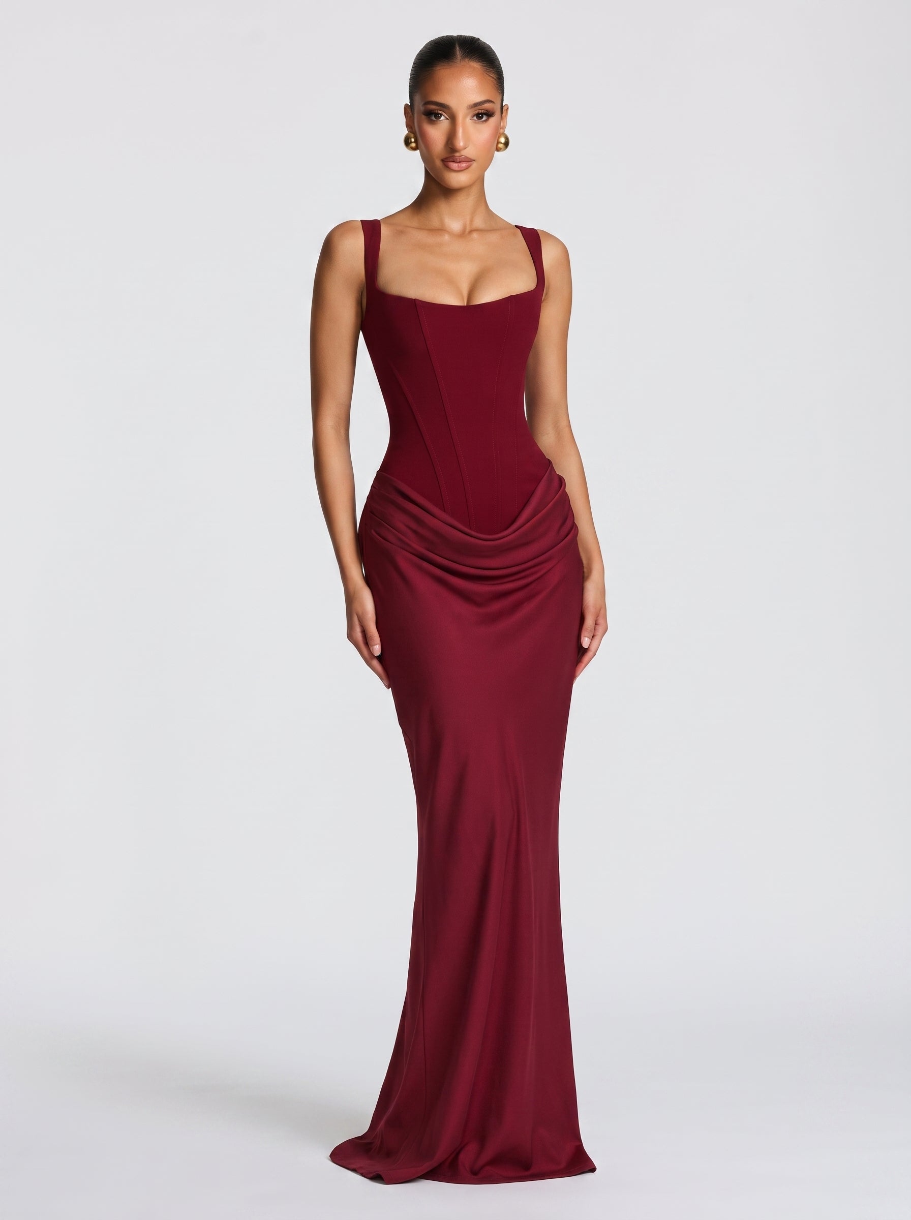 Antonella™ - Vestido de Gala en Satén