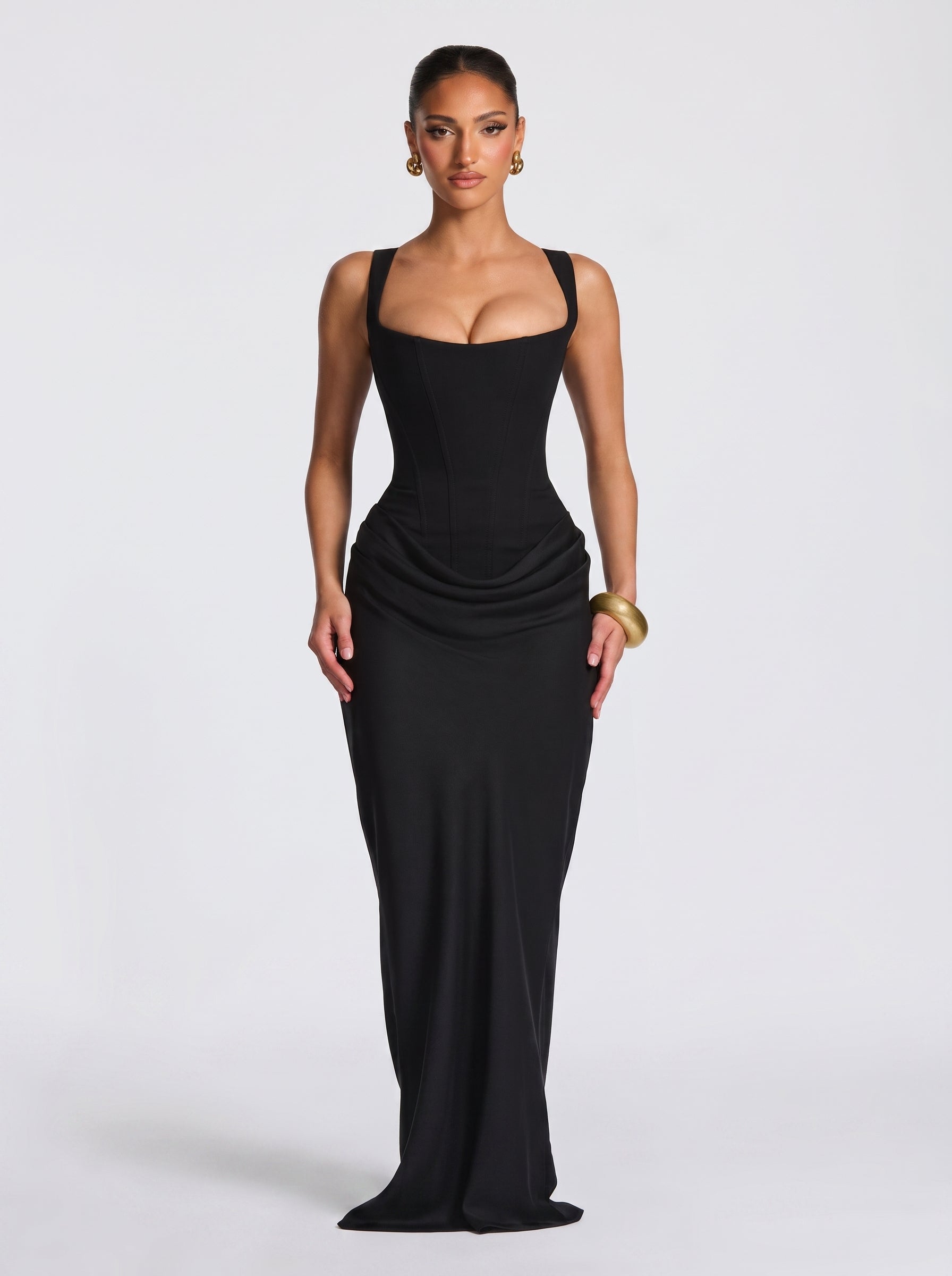 Antonella™ - Vestido de Gala en Satén