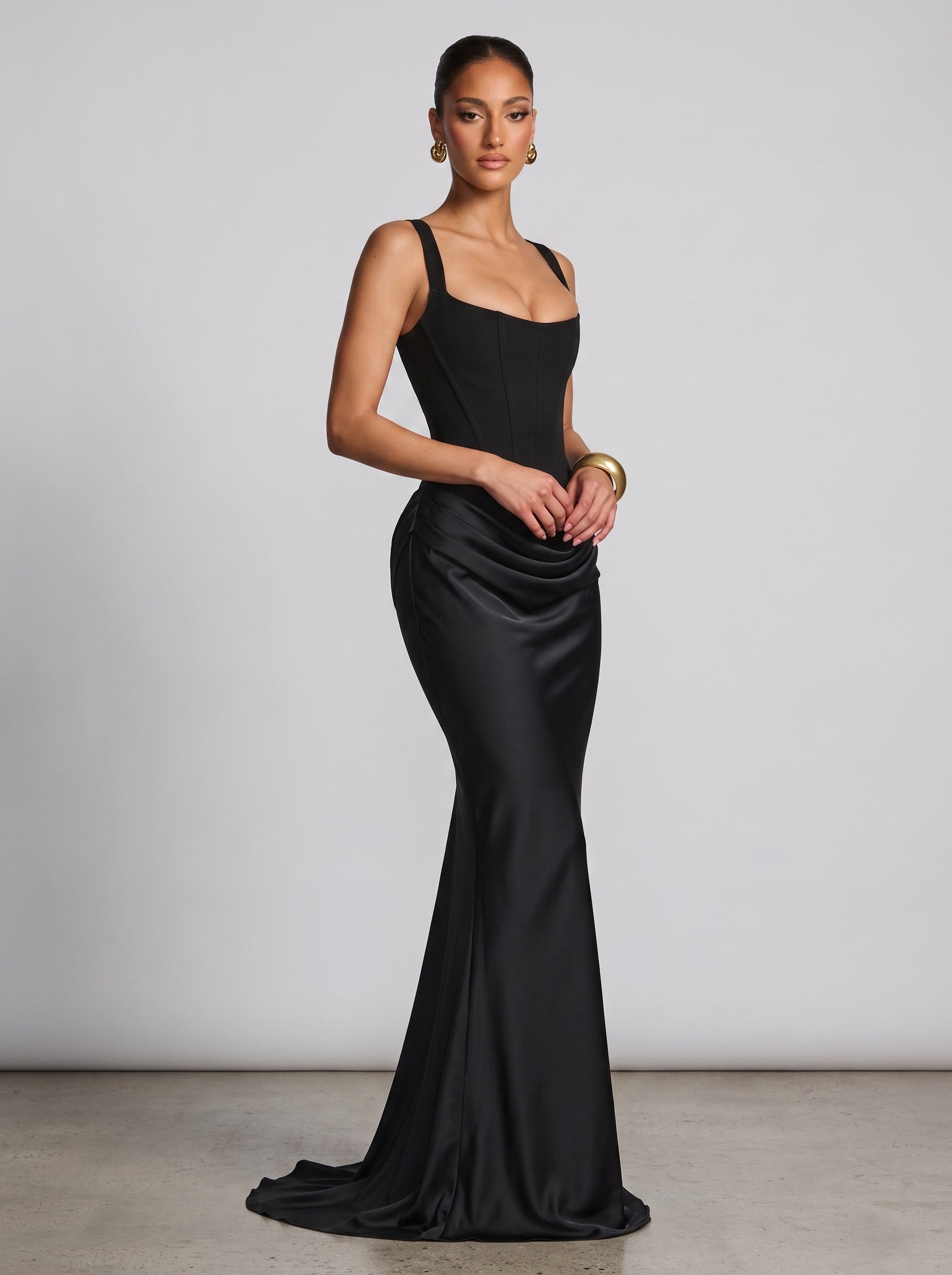 Antonella™ - Vestido de Gala en Satén