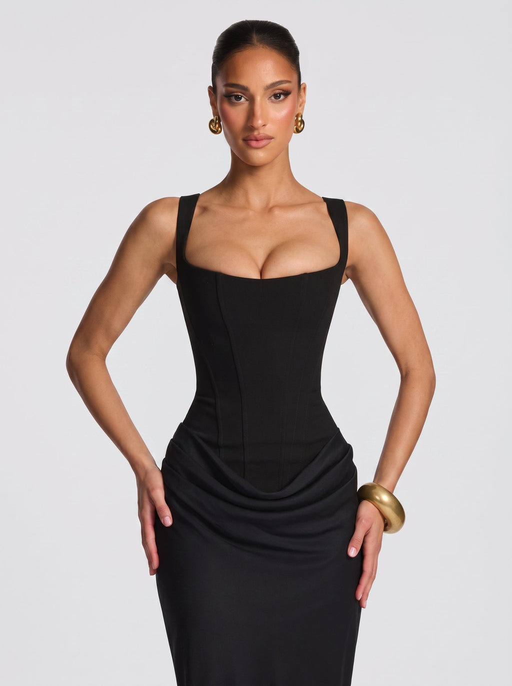 Antonella™ - Vestido de Gala en Satén