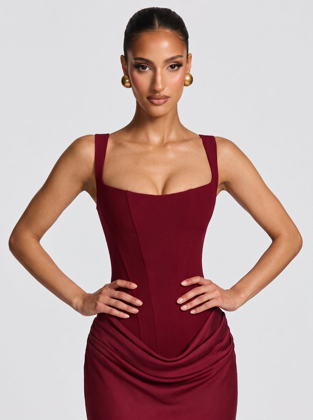 Antonella™ - Vestido de Gala en Satén