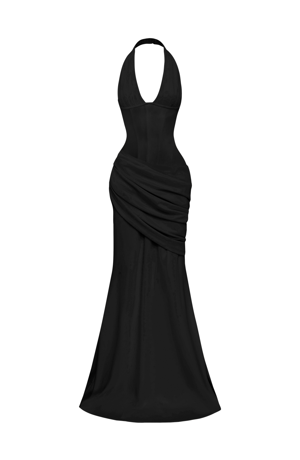 Noelia™ - Vestido Largo de Crepé