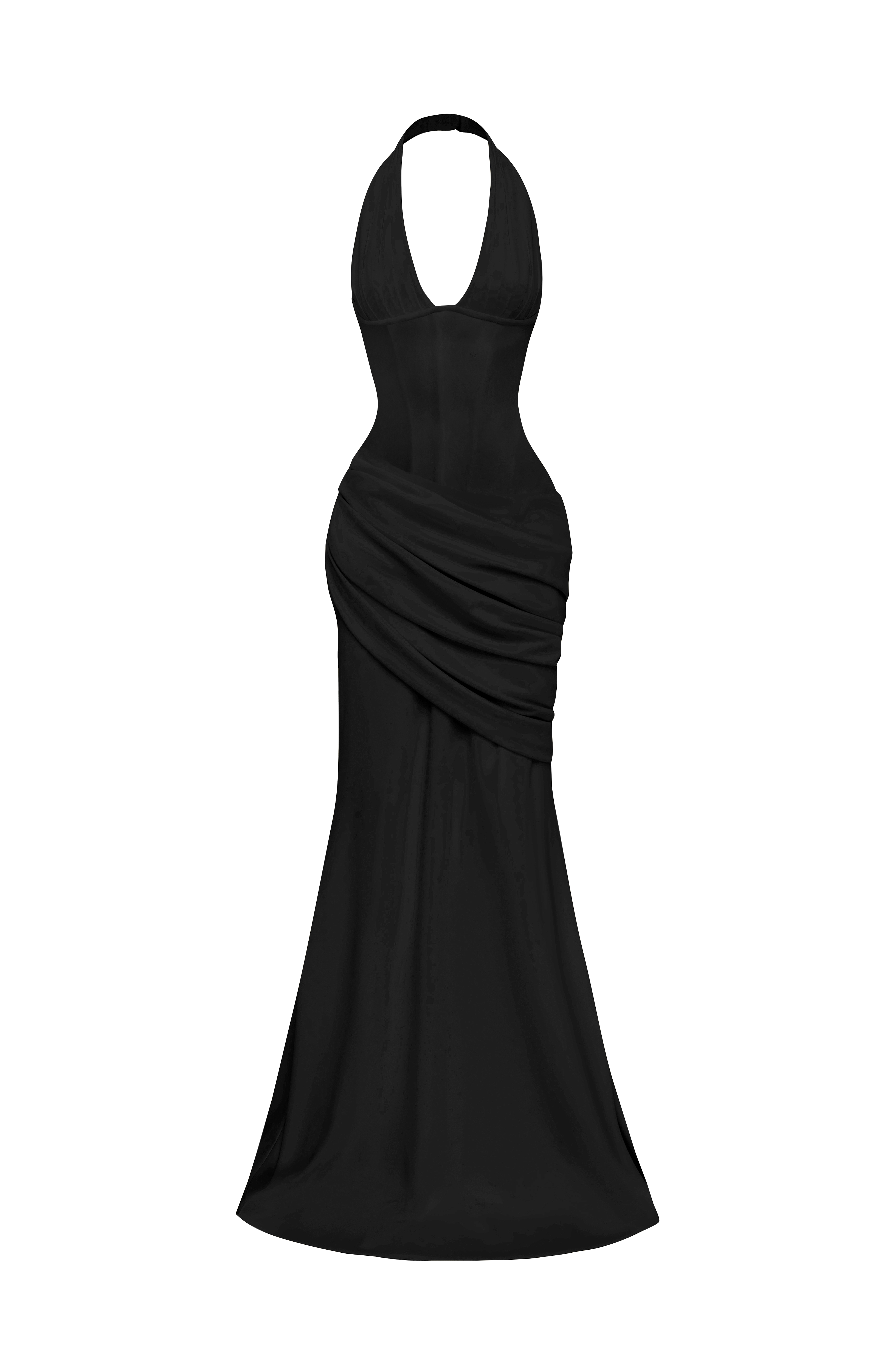 Noelia™ - Vestido Largo de Crepé