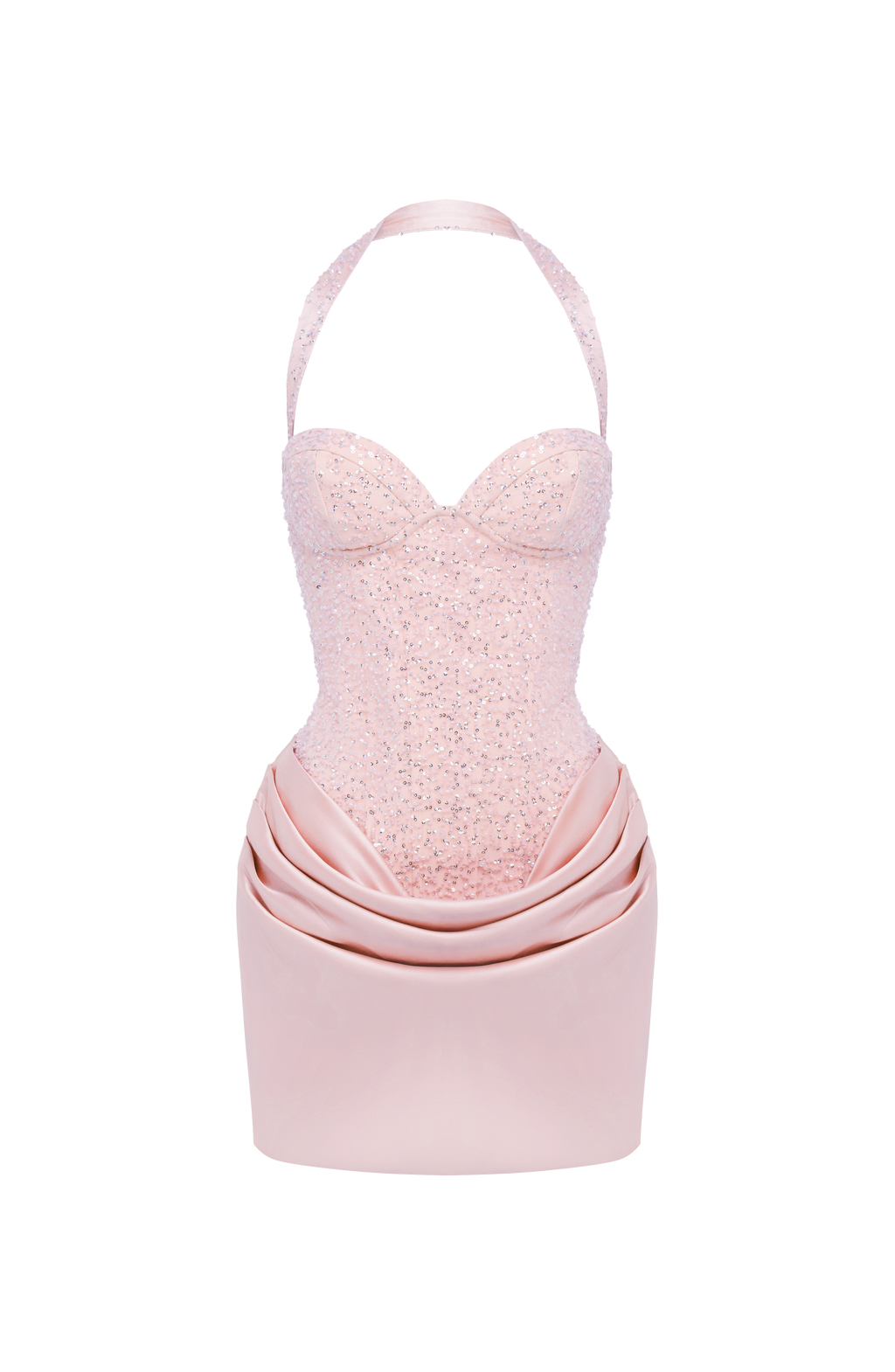 Nuria™ - Vestido Corto con Pedrería