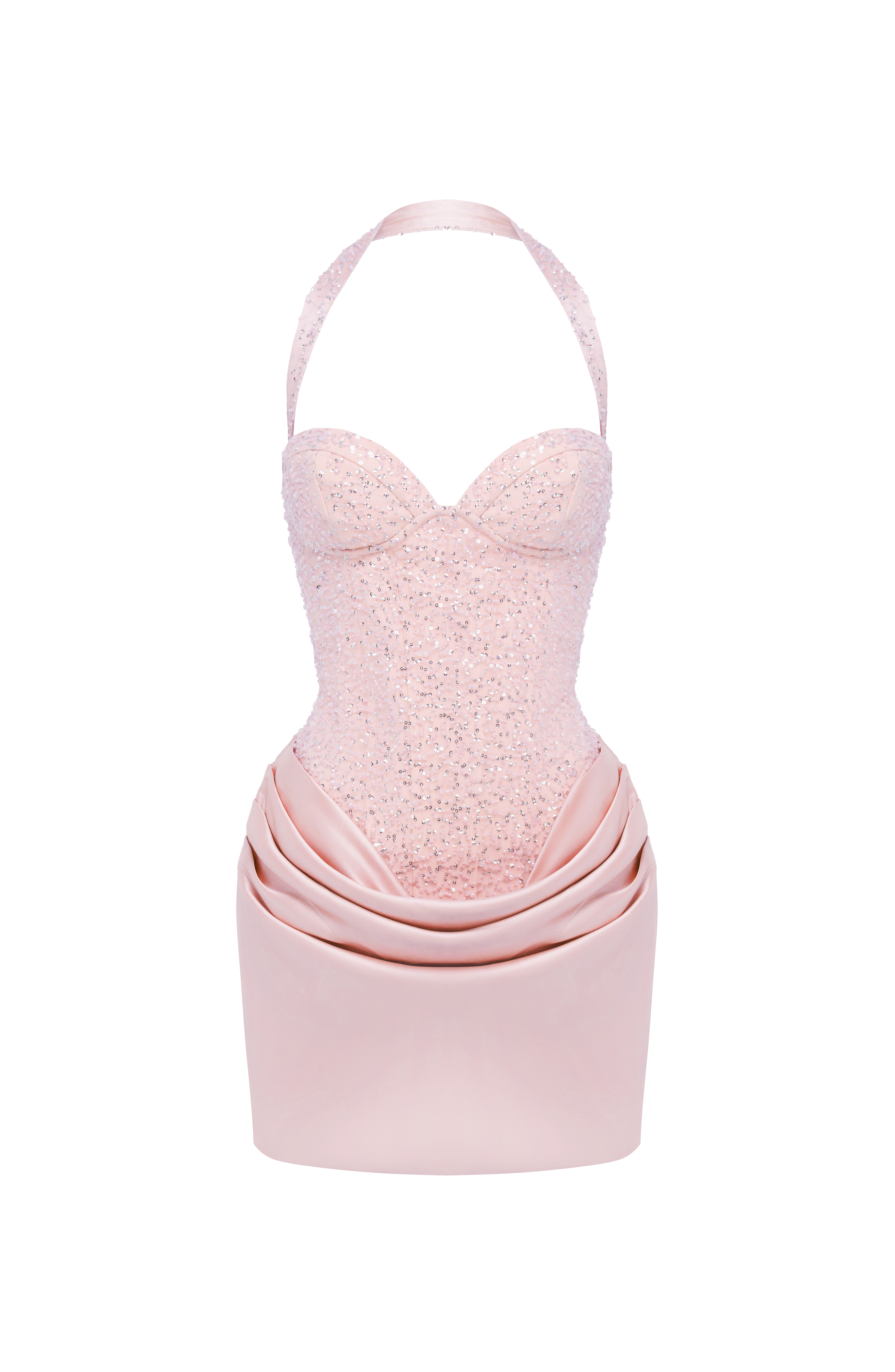 Nuria™ - Vestido Corto con Pedrería