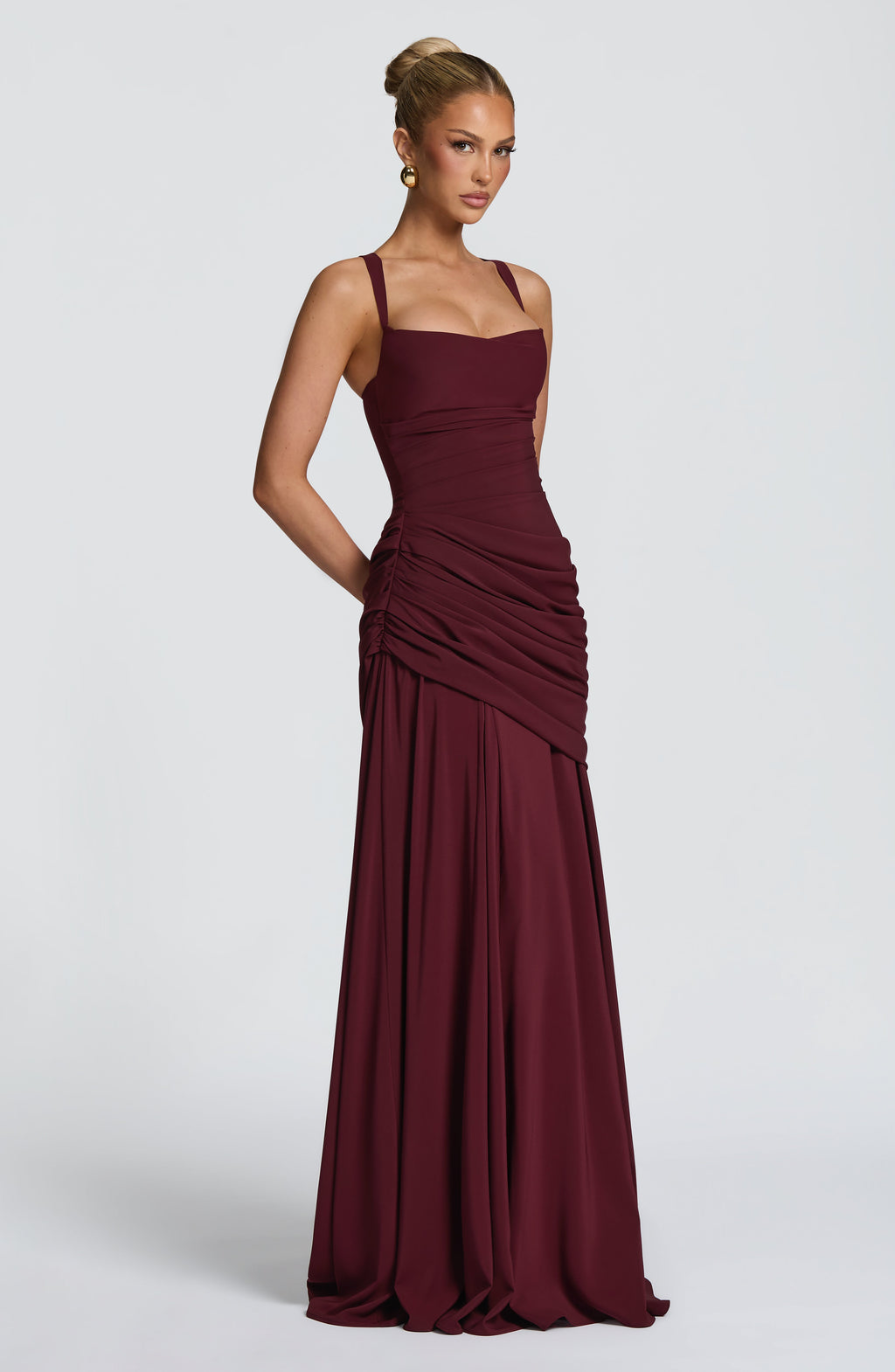 Sara™ - Vestido Largo de Chifón