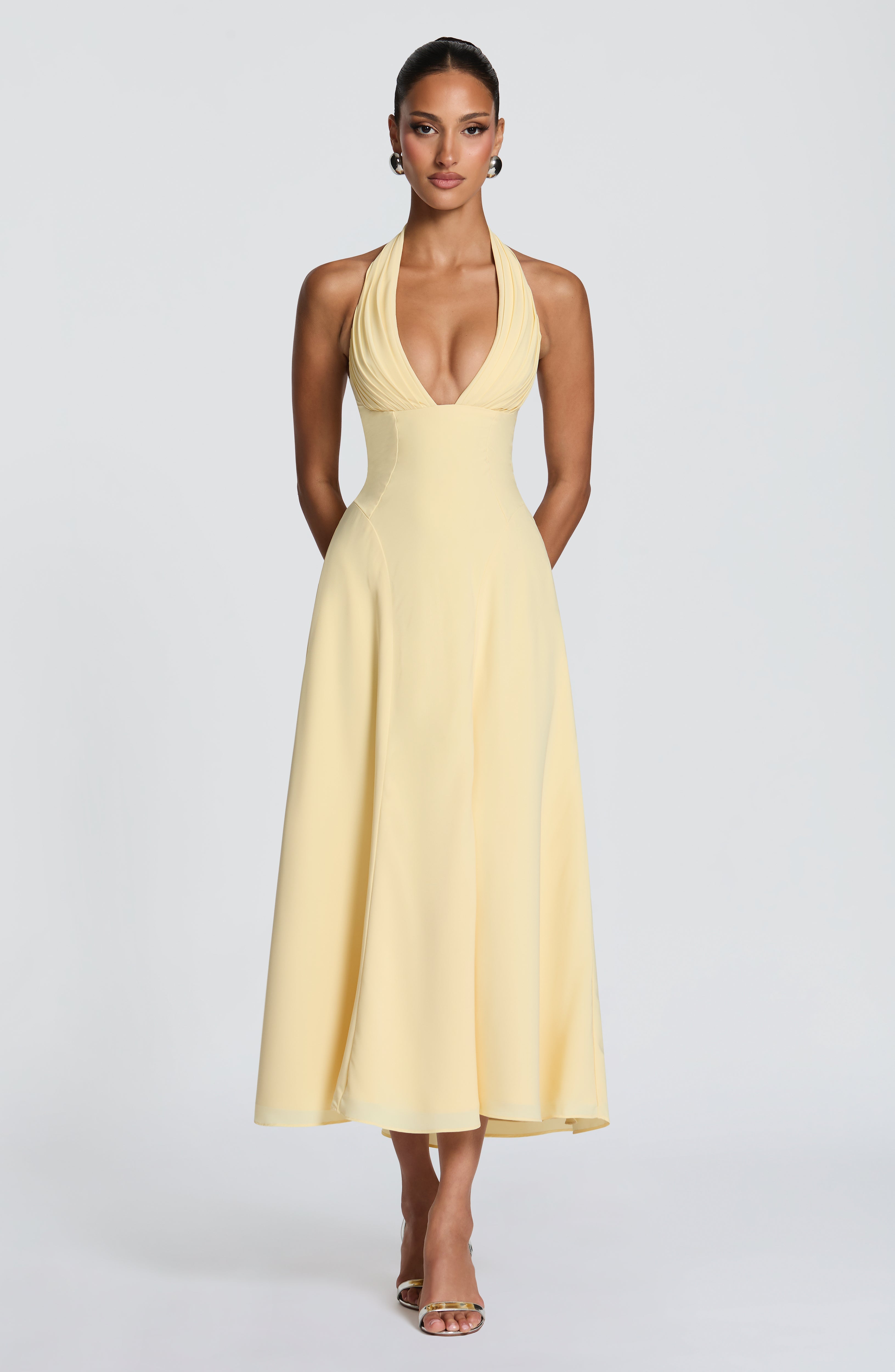 Helena™ - Vestido Midi de Chifón