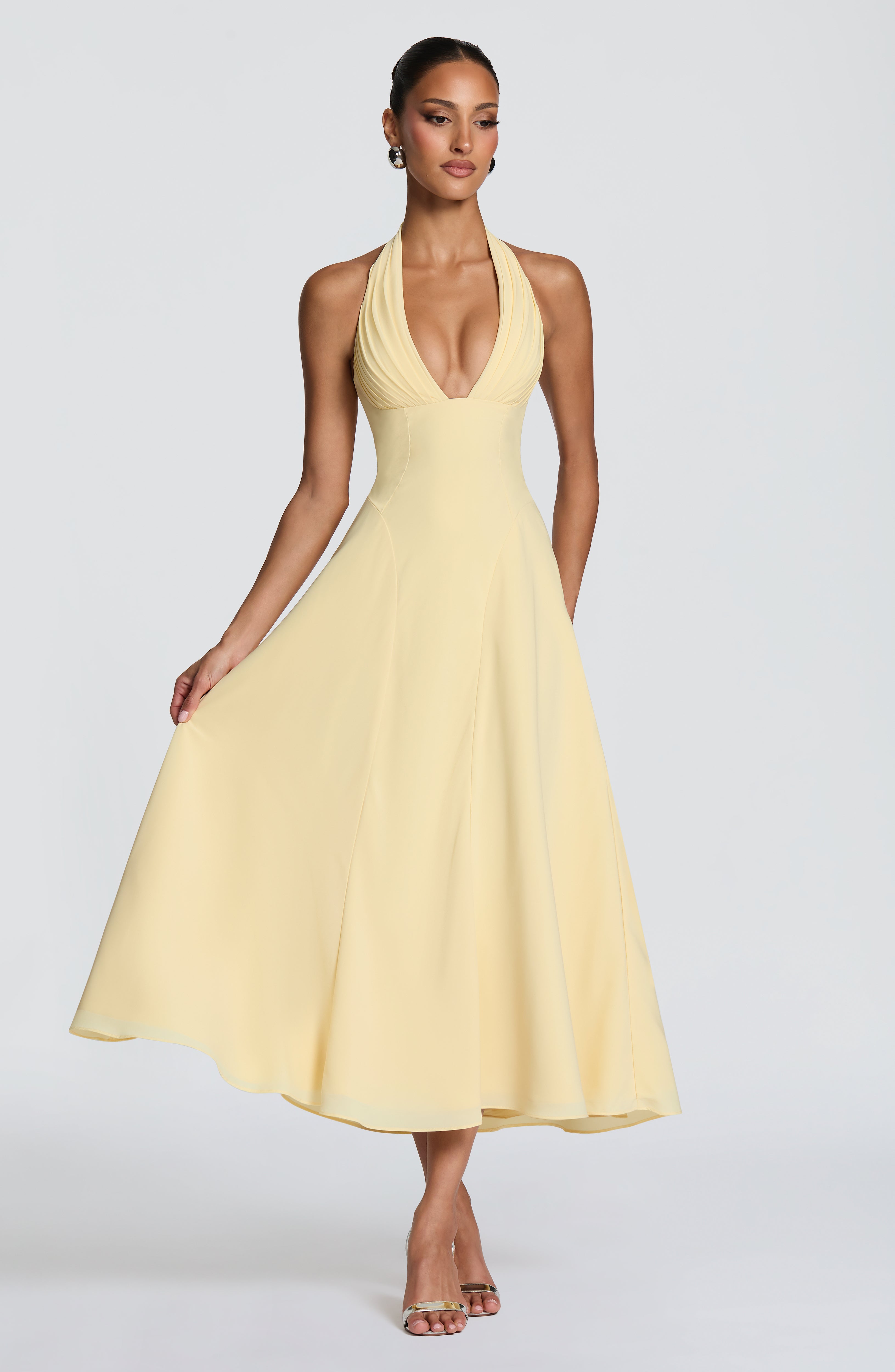 Helena™ - Vestido Midi de Chifón