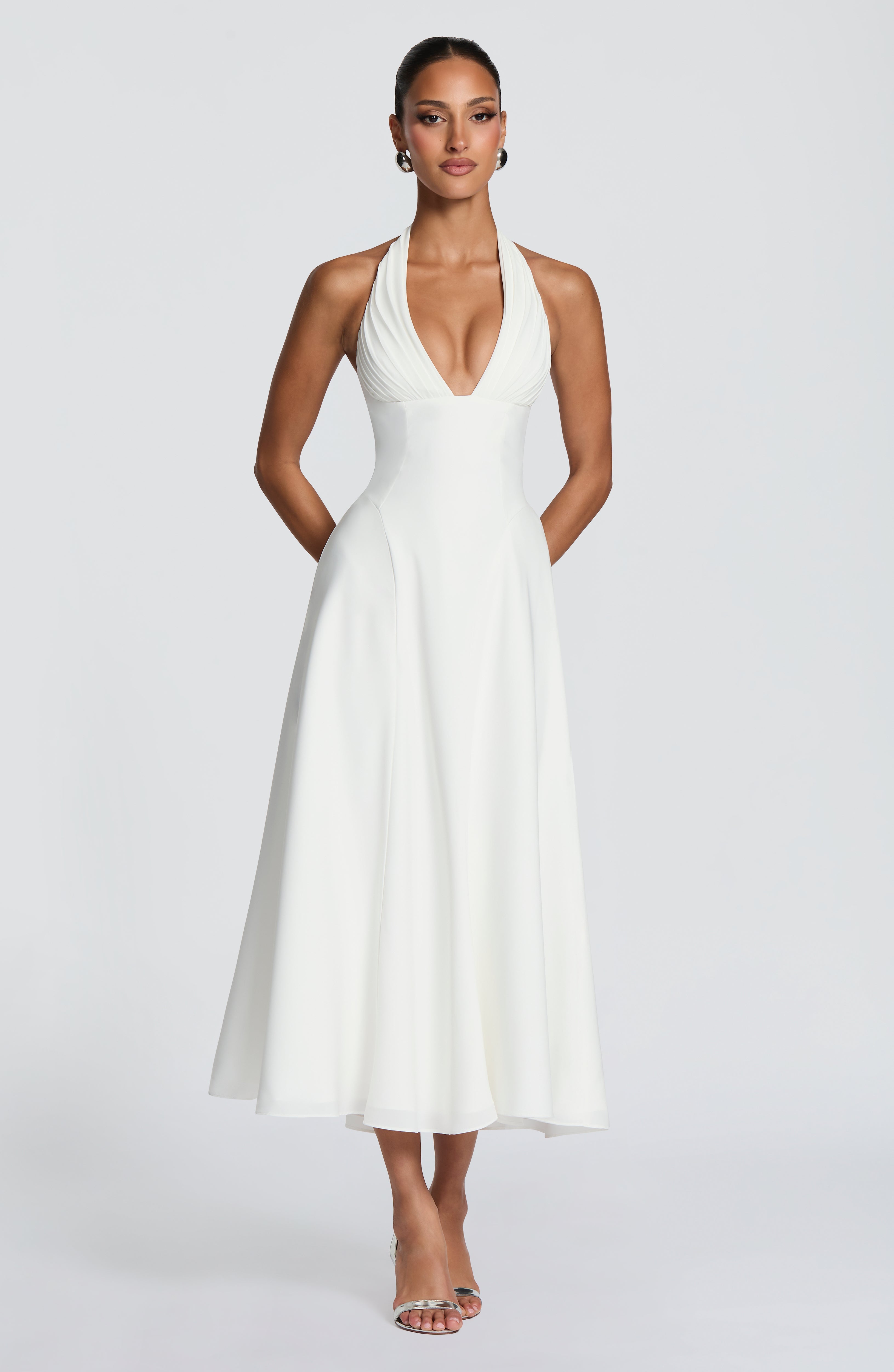Helena™ - Vestido Midi de Chifón